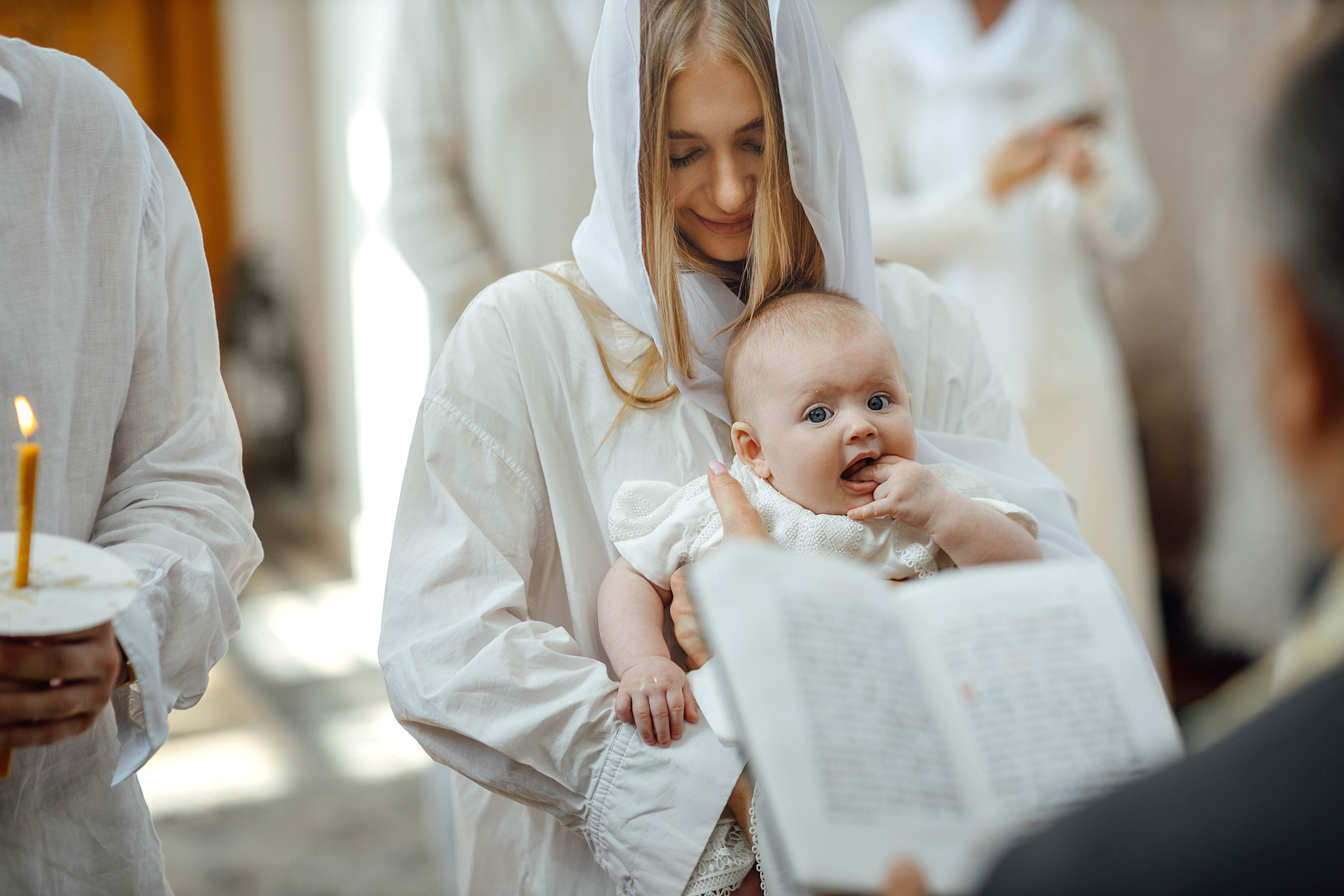 Крещение Мишель, гп. Ивенец, храм Ефросинии Полоцкой, август 2025