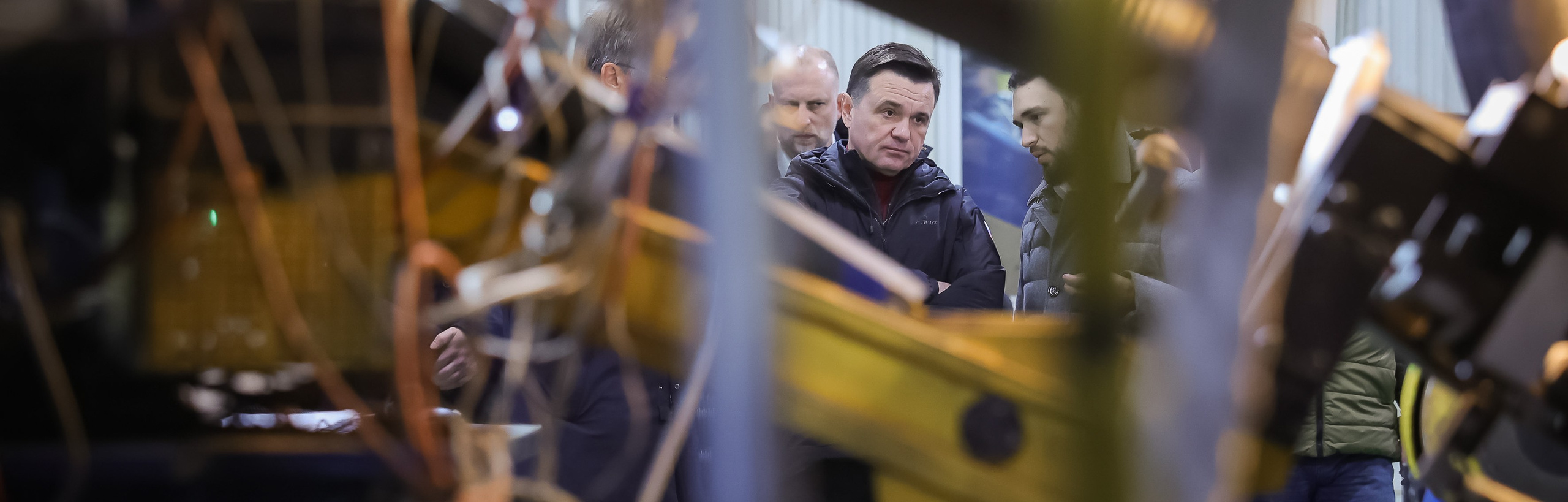 Губернатор Московской области Андрей Воробьев посетил Климовский трубный. Моя фотография