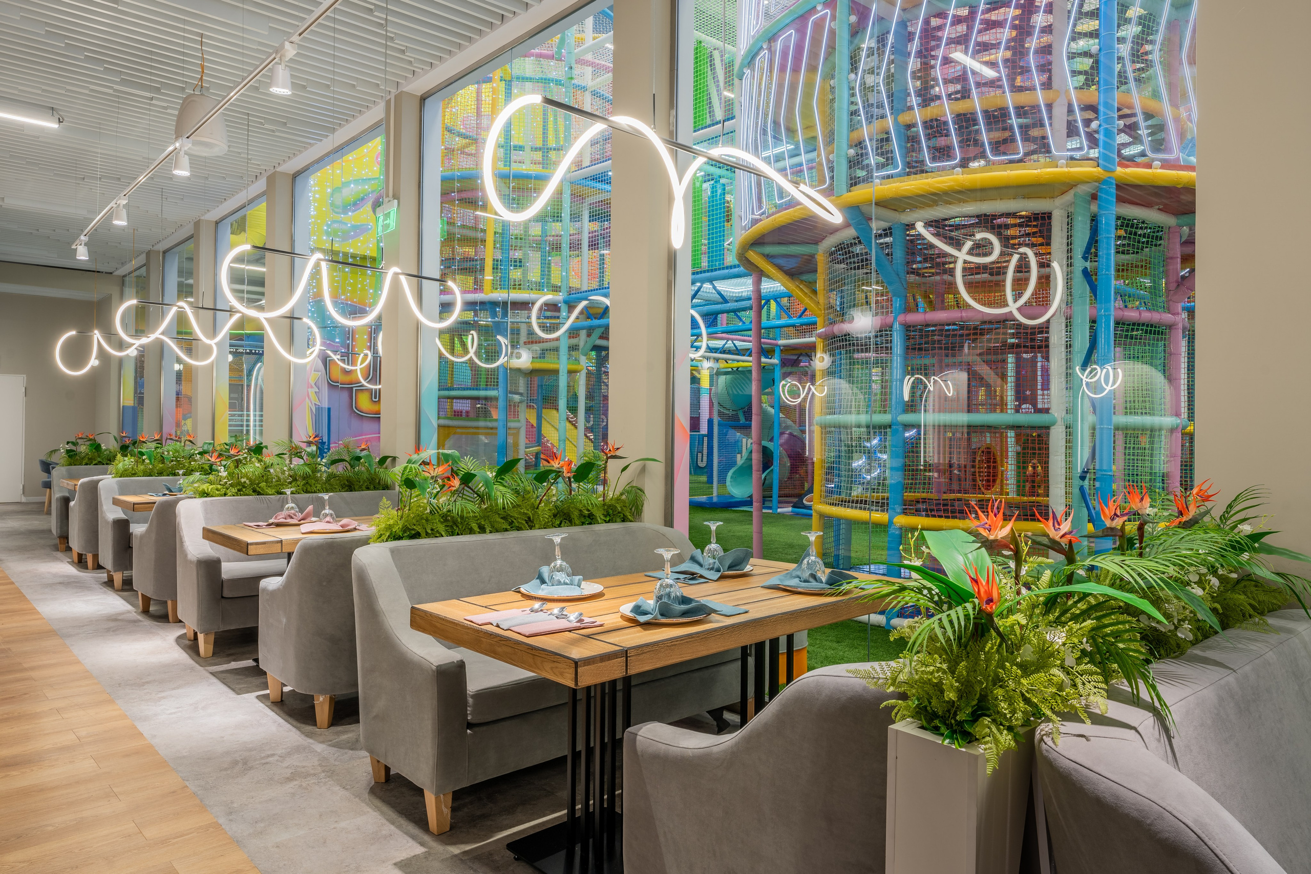 Парк развлечений Joki Joya Лефортово. Интерьерный фотограф Александра Солдатова