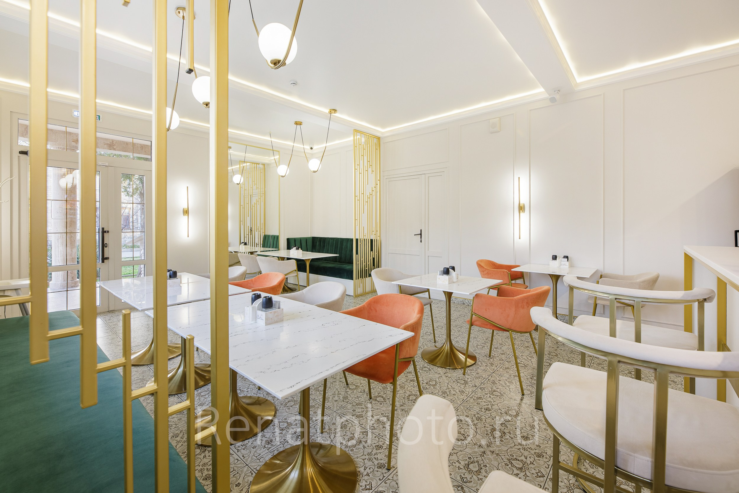 Отель «Вилла». Профессиональная фотосъёмка интерьеров, предметная фотосессия еды для меню г. Анапа