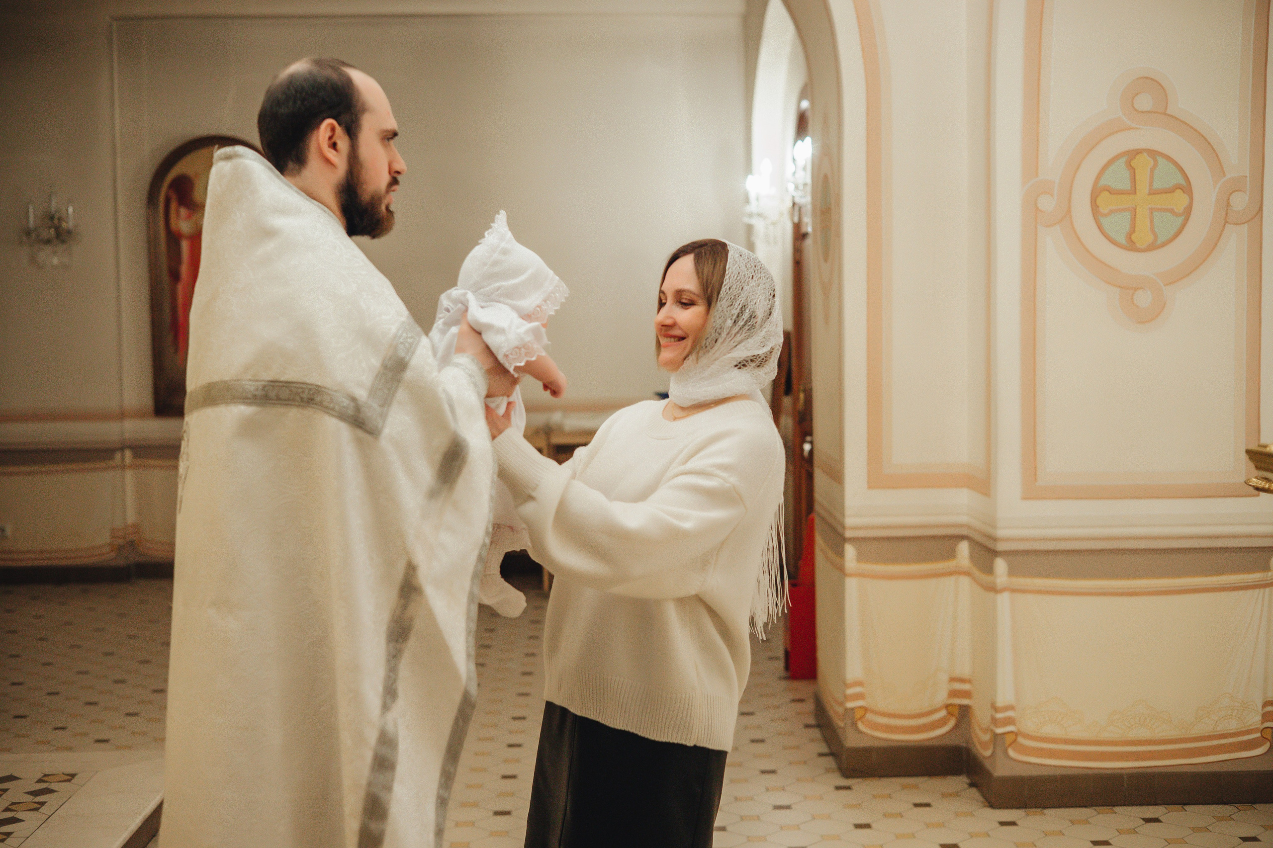 Крещение Василисы. Свадебный и семейный фотограф Пушкин Царское Село СПБ Питер Санкт-Петербург и Рязань Ольга Козлова