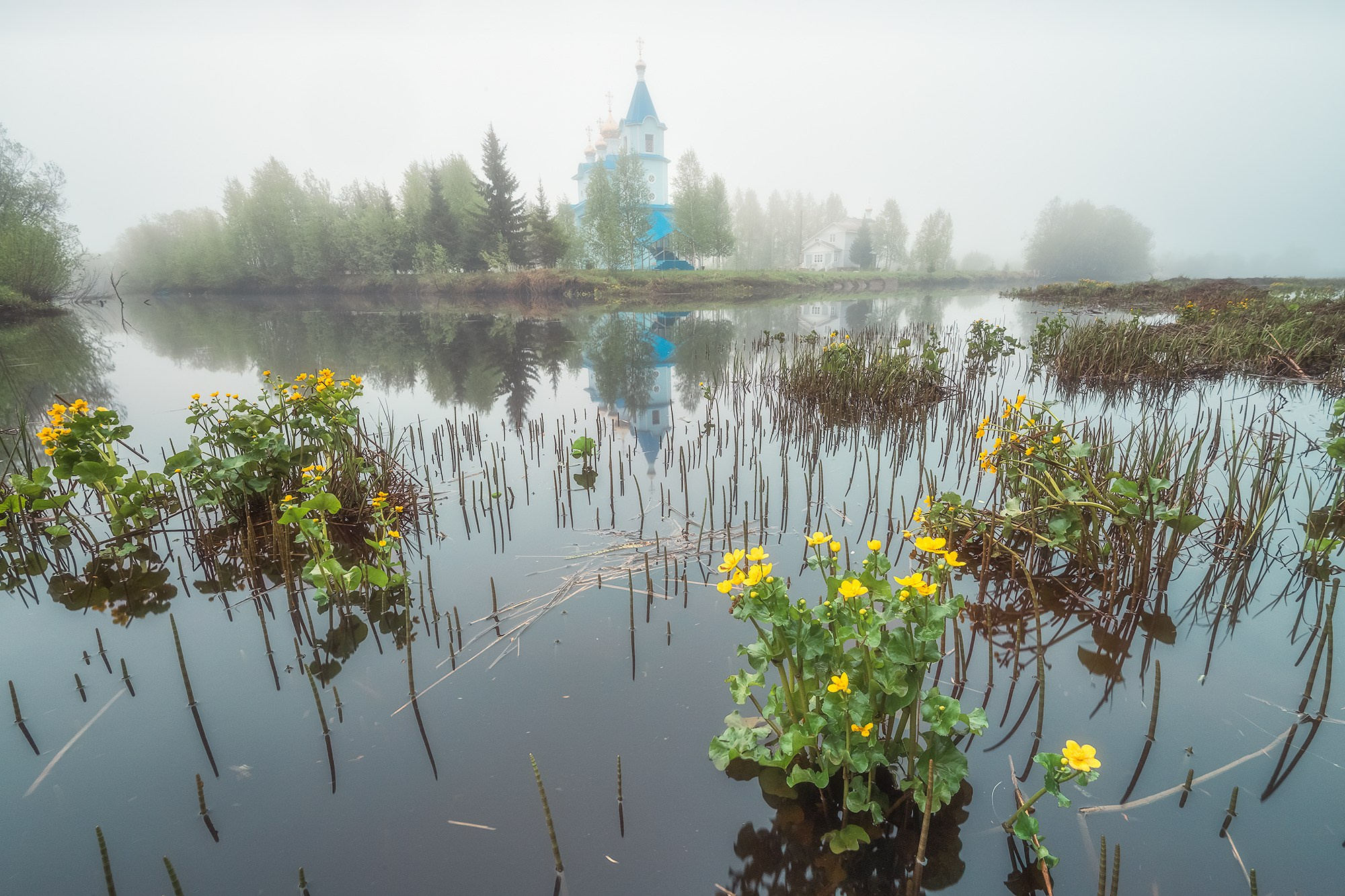 Пейзаж. Аэросъемка в Архангельске, Александр Ермолин