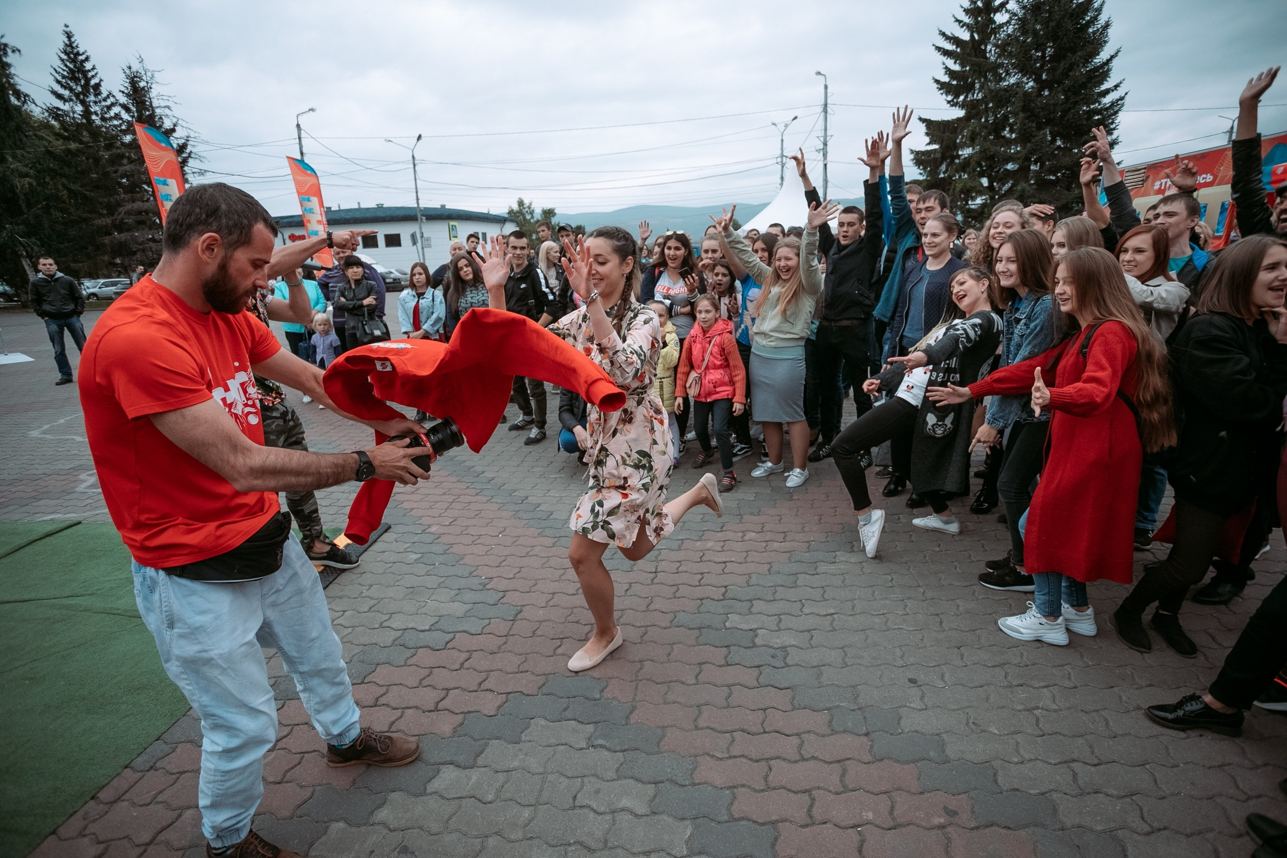Попади на ТНТ @ Театральная площадь. Репортажный фотограф Максим Полянский. Москва, Санкт-Петербург, Красноярск