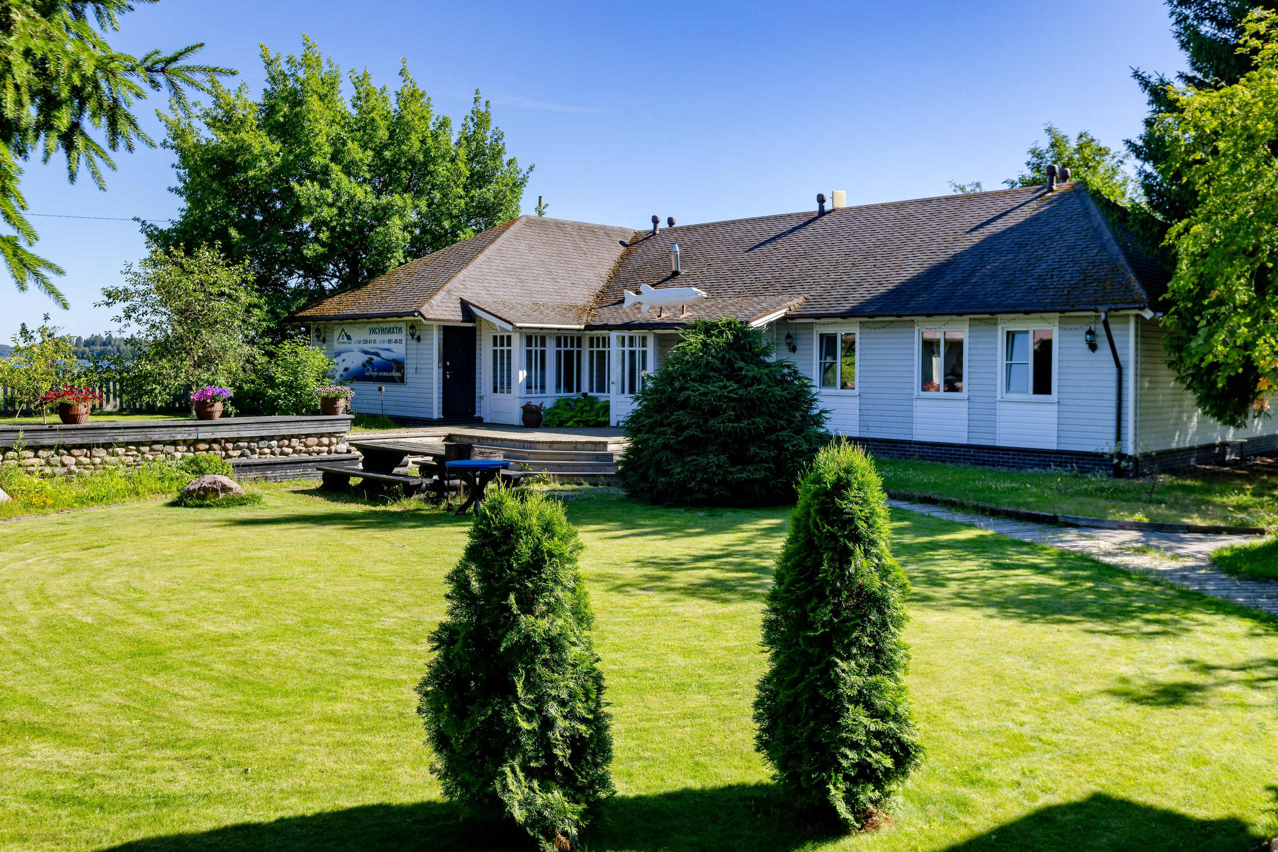 Гостевые дома «Уксунлахти» (деревня Ууксу). Аэросъемка. Фото и Видео в Карелии. Алексей Фрилунд