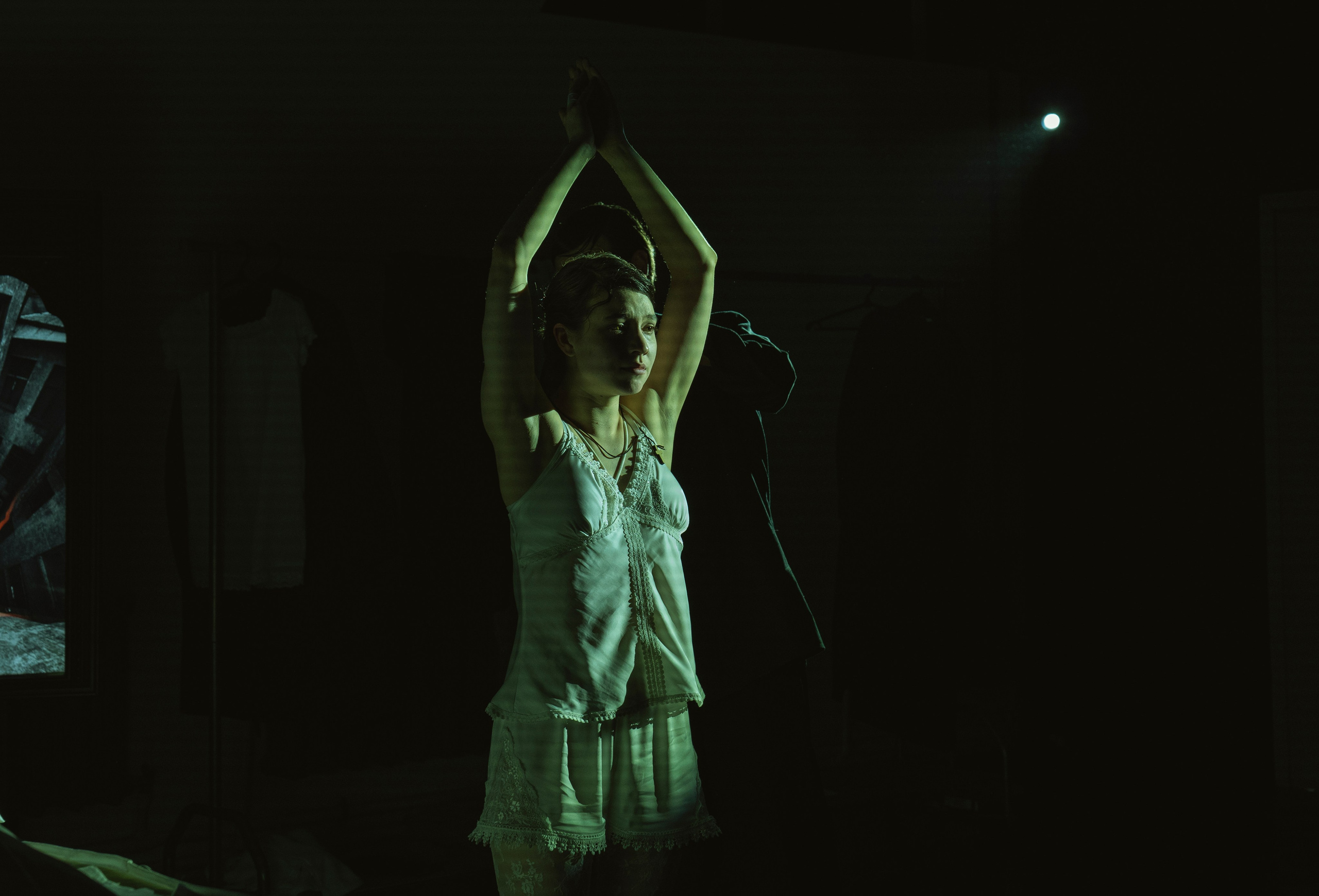 Кроткая. Монтаж. Реж. Артем Злобин. A Gentle Creature, dir. Artem Zlobin. Фотограф Ирина Соколенко Санкт-Петербург