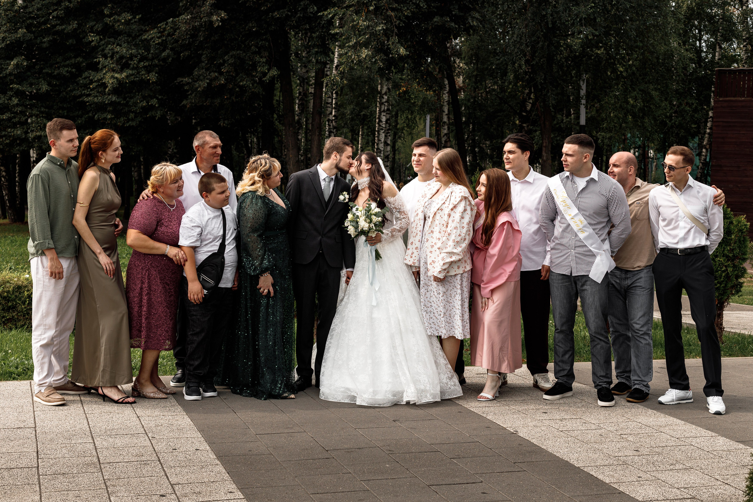 Свадебная фотосессия за городом