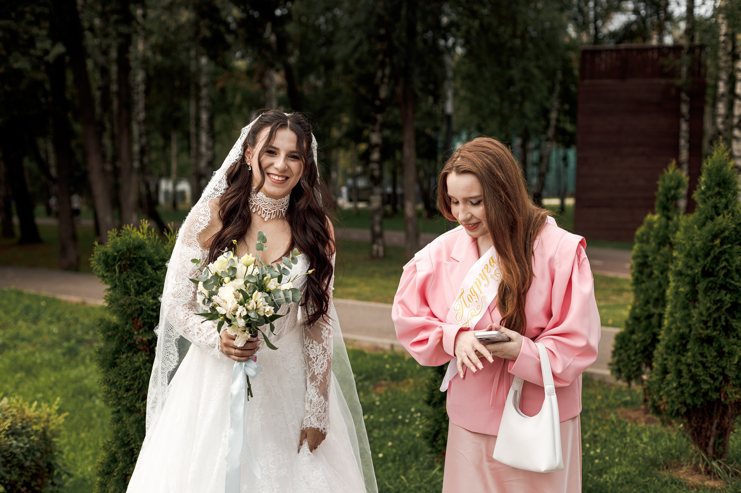 Свадебная фотосессия за городом