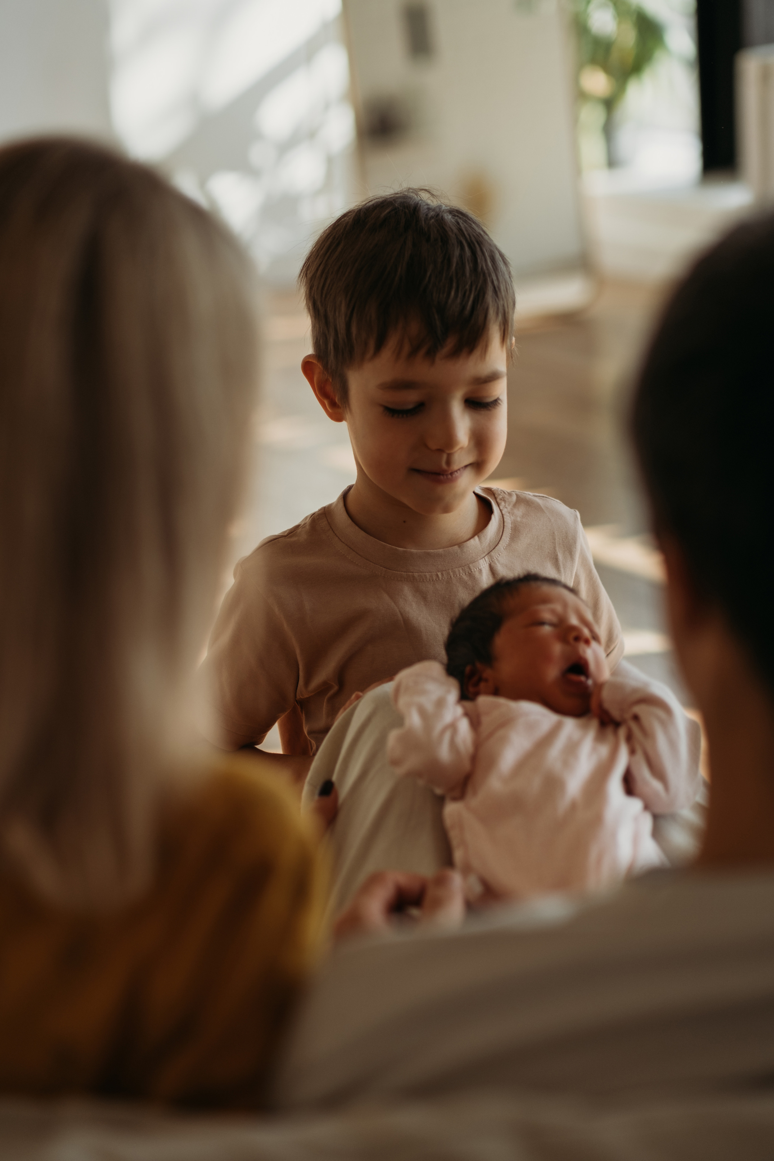 фотосессия дома newborn