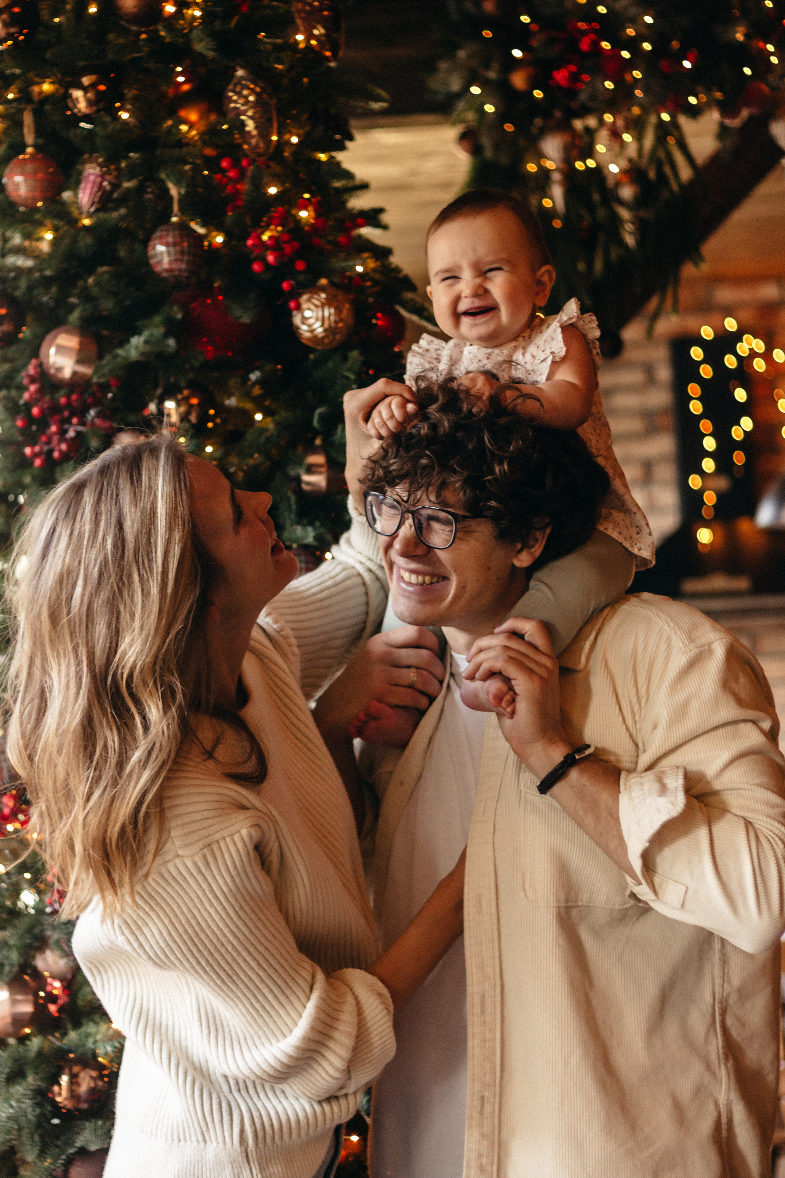 Новогодняя фотосессия семьи. Семейный фотограф в Москве Кристина Маркос