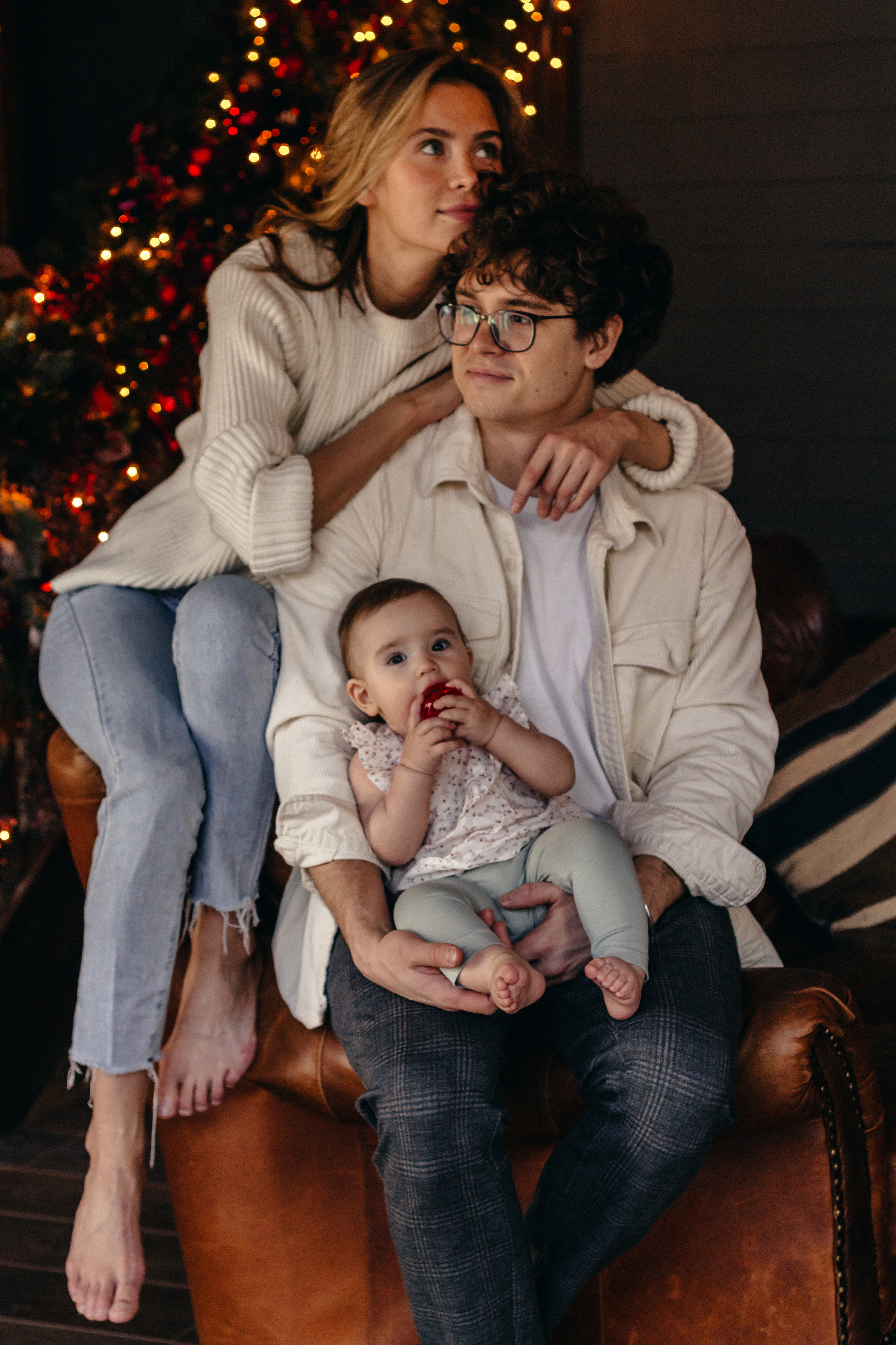 Новогодняя фотосессия семьи. Семейный фотограф в Москве Кристина Маркос