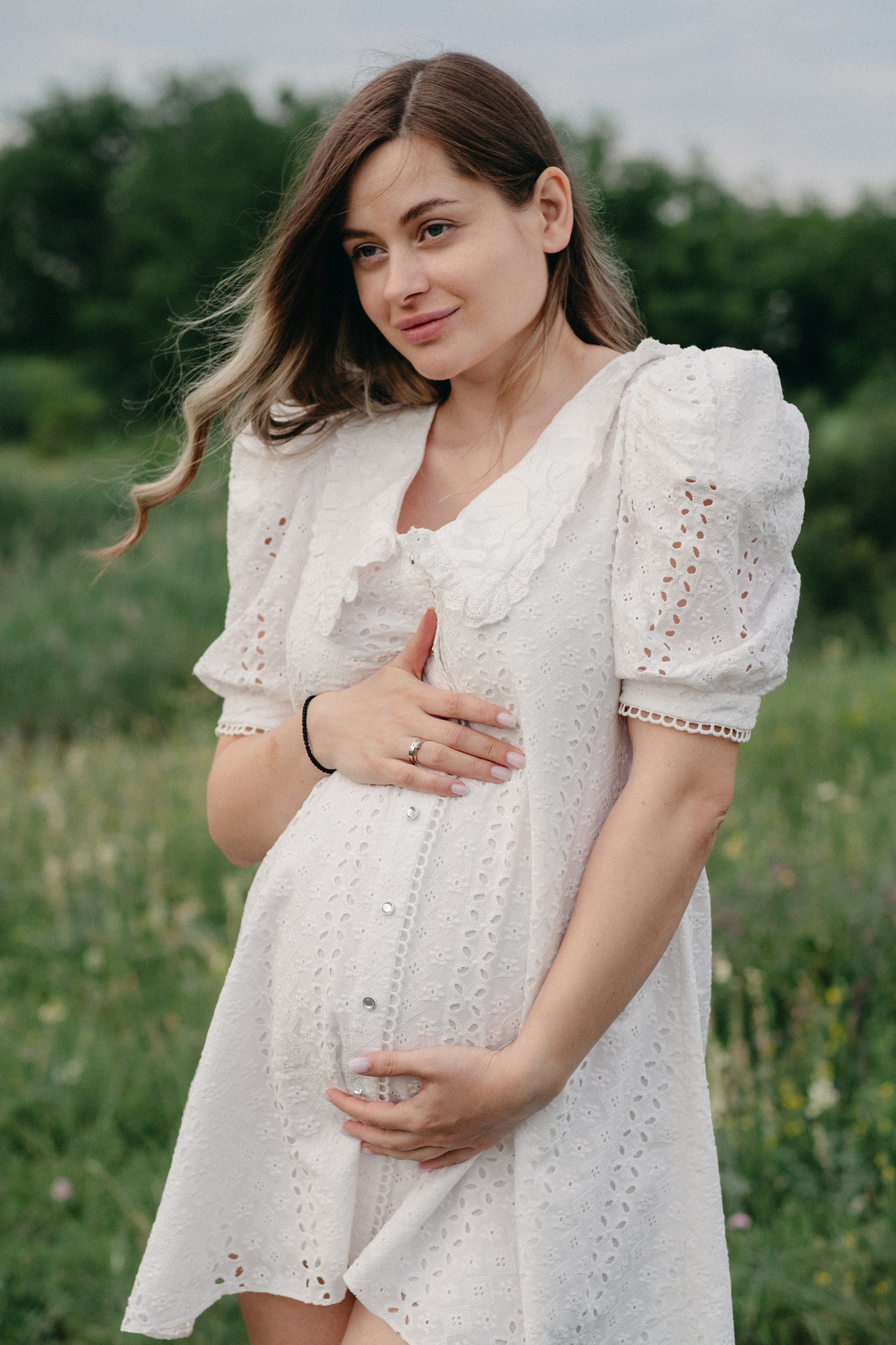 фотосессия беременности на природе