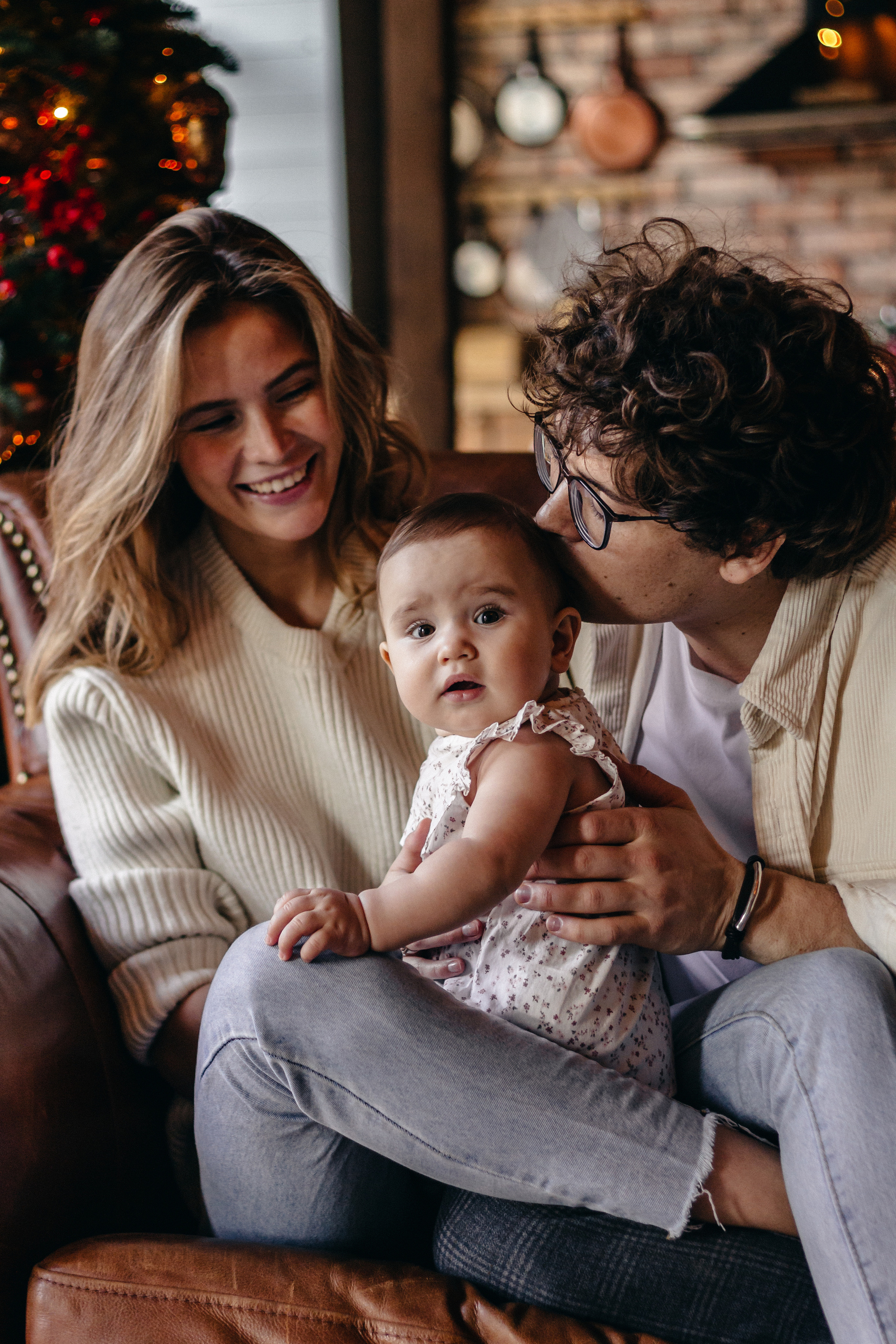 Новогодняя фотосессия семьи. Семейный фотограф в Москве Кристина Маркос