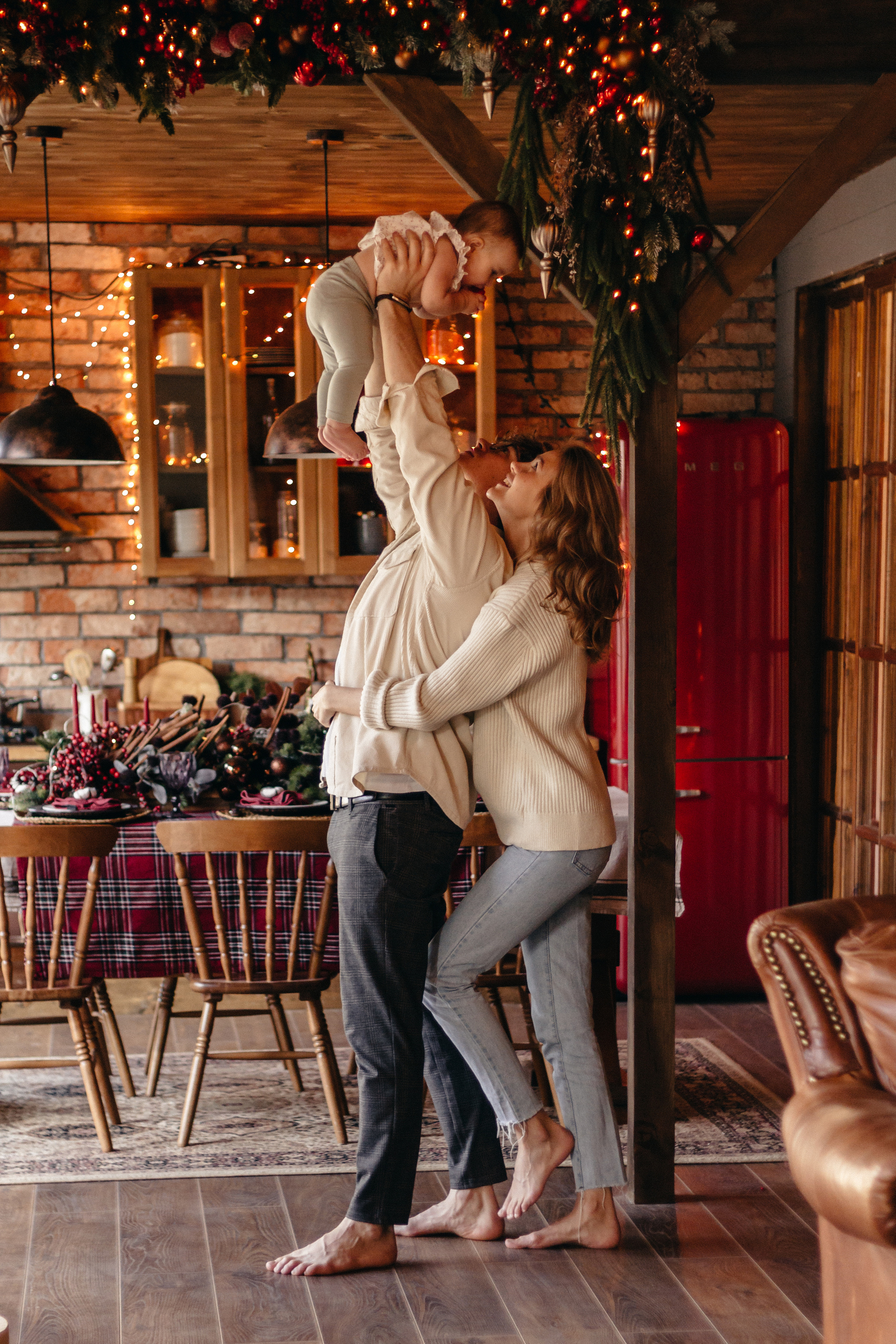 Новогодняя фотосессия семьи. Семейный фотограф в Москве Кристина Маркос