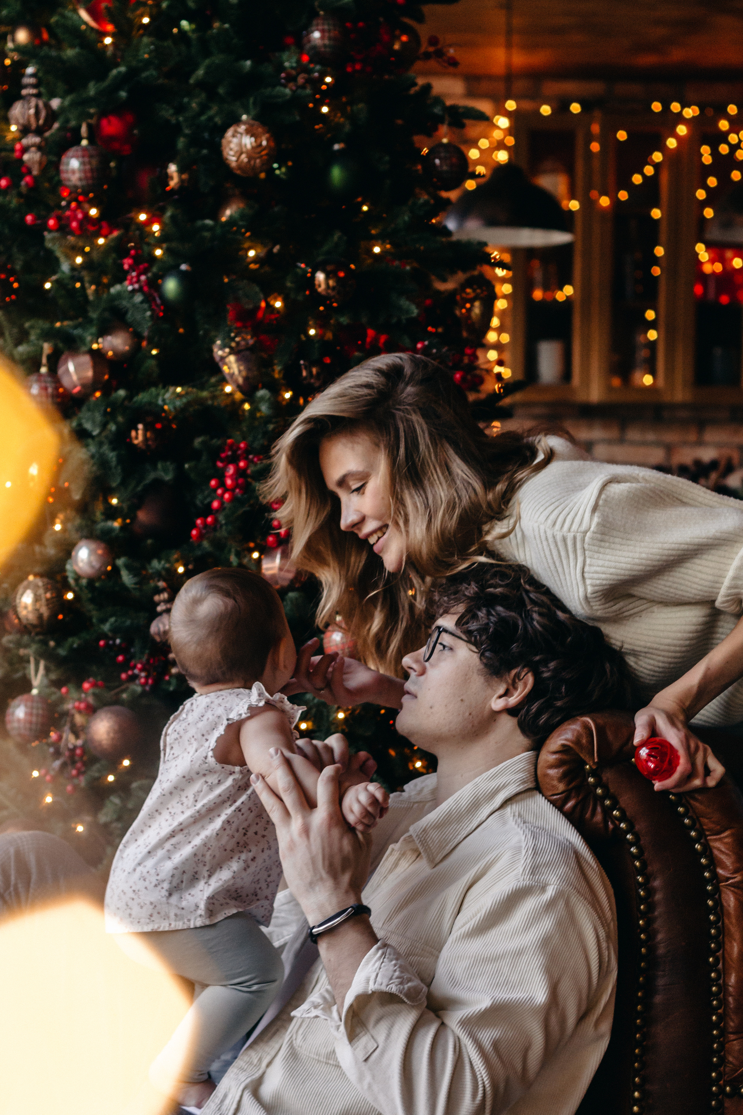 Новогодняя фотосессия семьи. Семейный фотограф в Москве Кристина Маркос