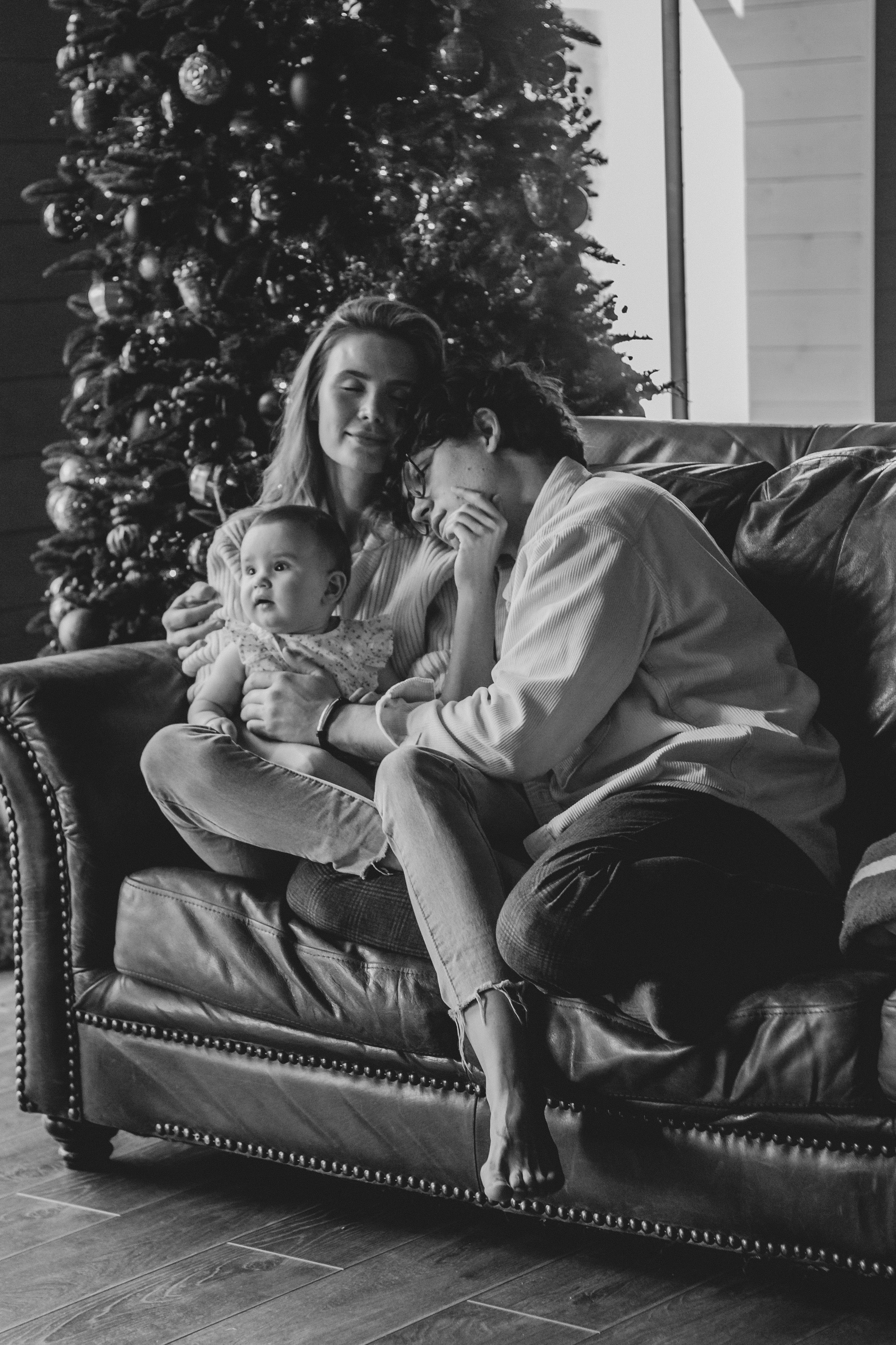 Новогодняя фотосессия семьи. Семейный фотограф в Москве Кристина Маркос