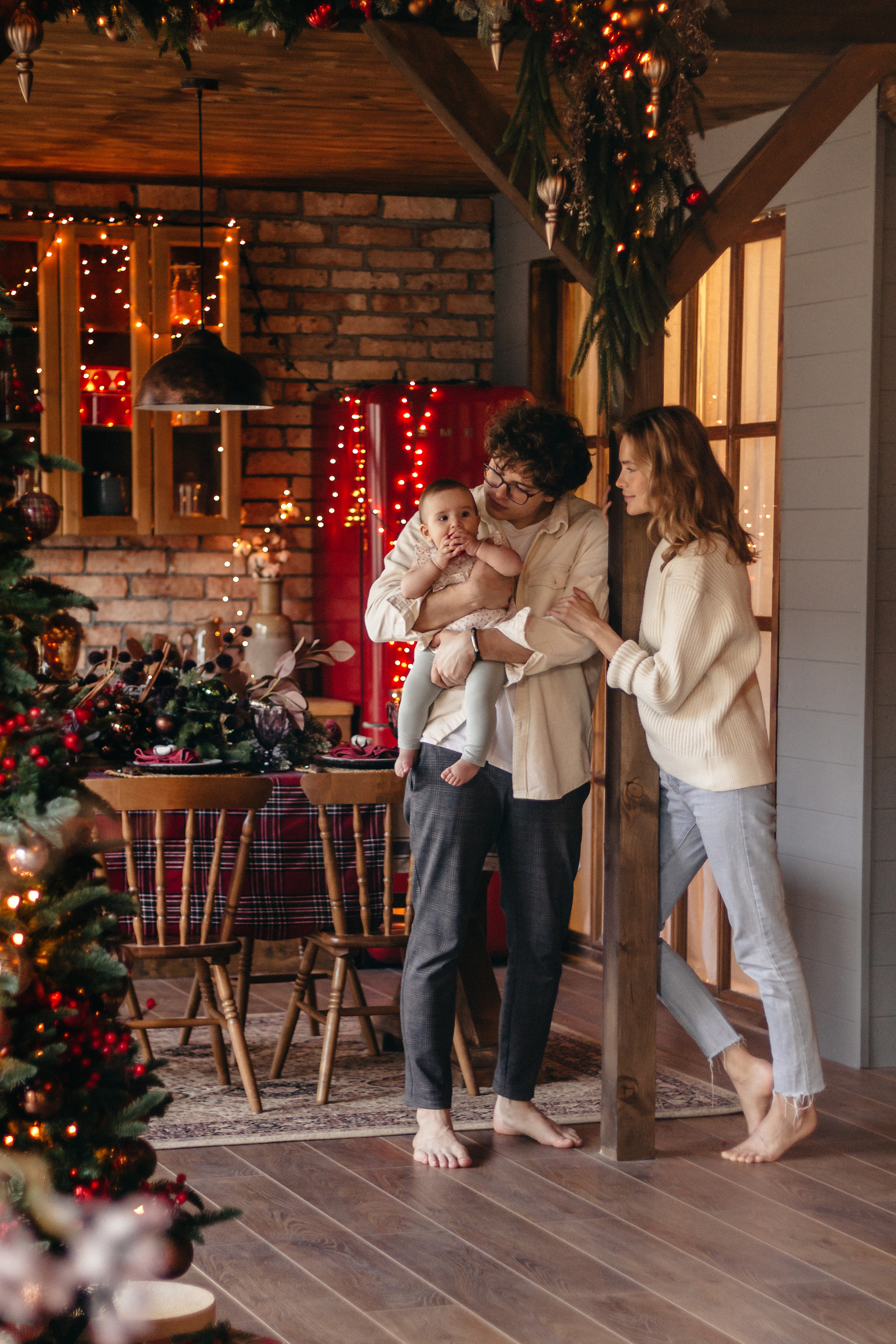 Новогодняя фотосессия семьи. Семейный фотограф в Москве Кристина Маркос