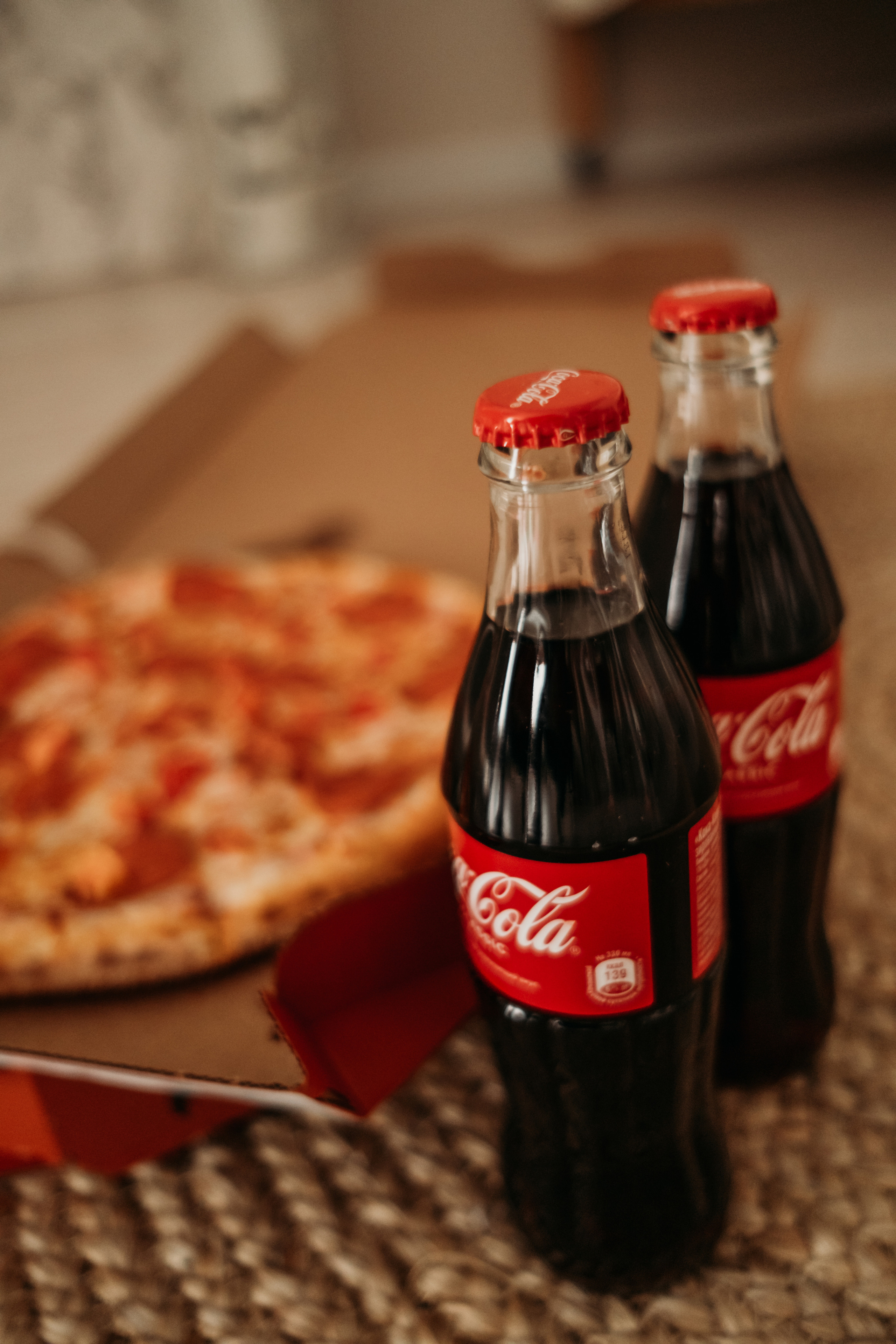 пицца и кола идеи для фото