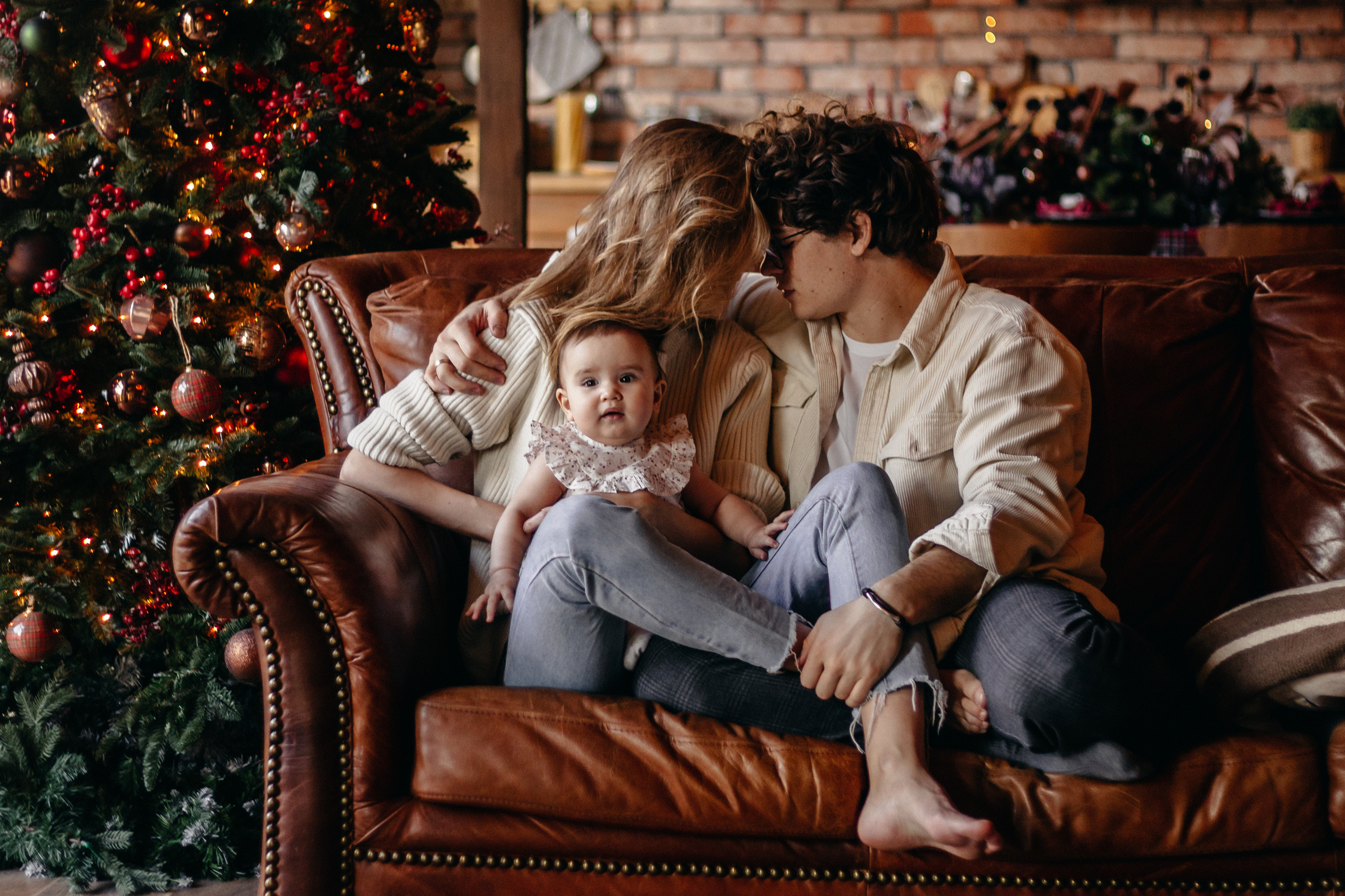 Новогодняя фотосессия семьи. Семейный фотограф в Москве Кристина Маркос