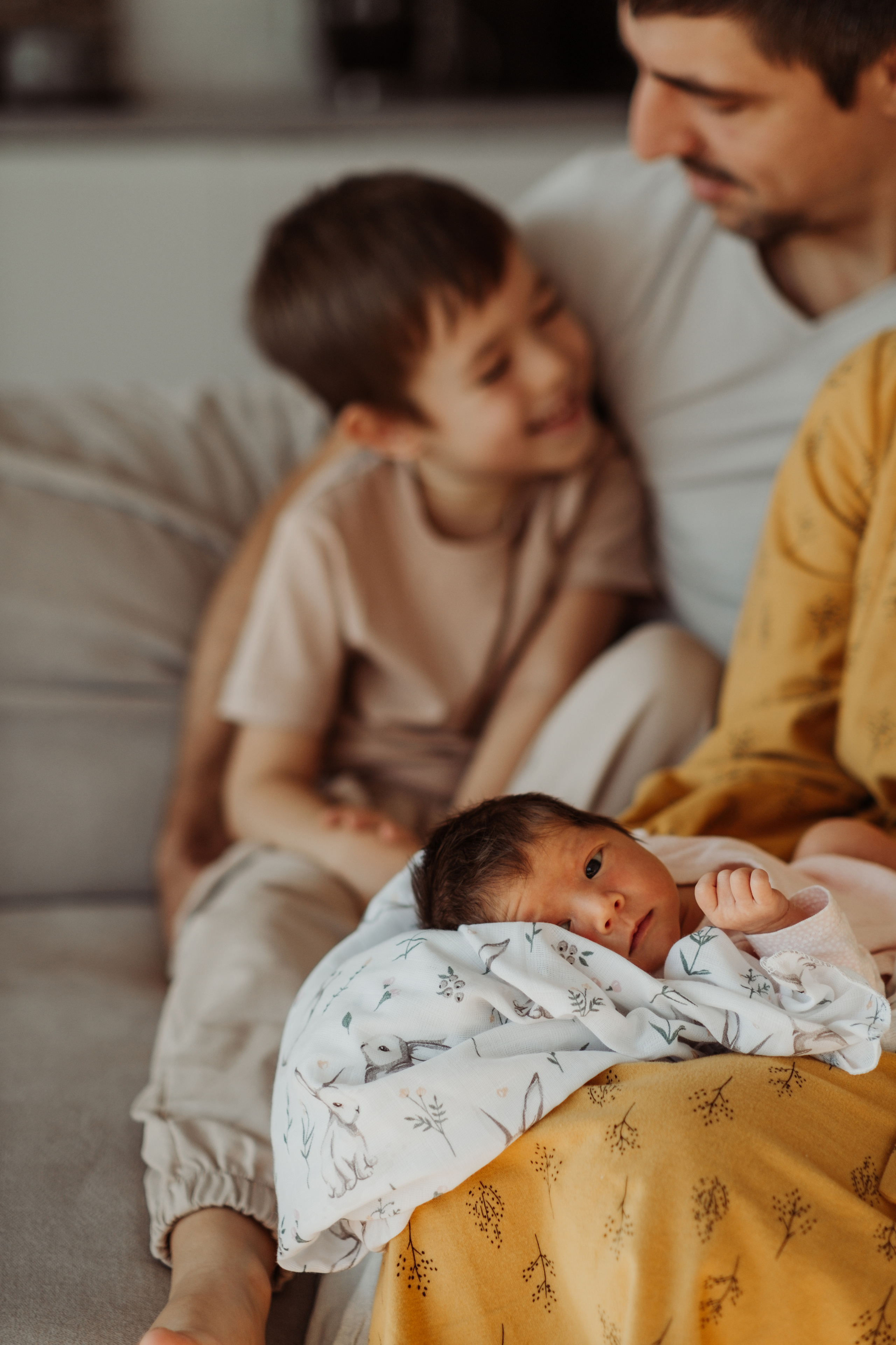 идеи для фотосессии семьи с новорожденным