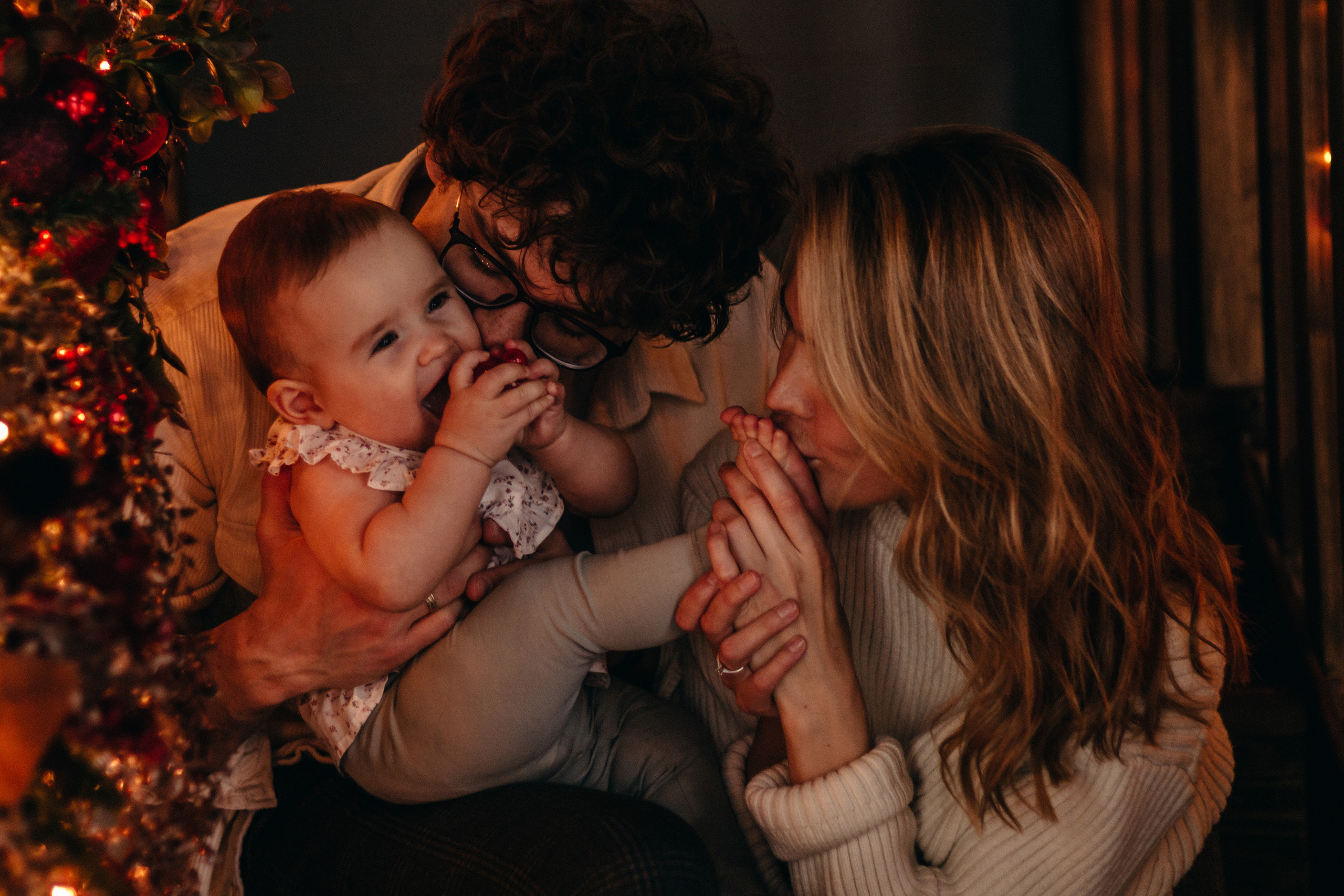 Новогодняя фотосессия семьи. Семейный фотограф в Москве Кристина Маркос