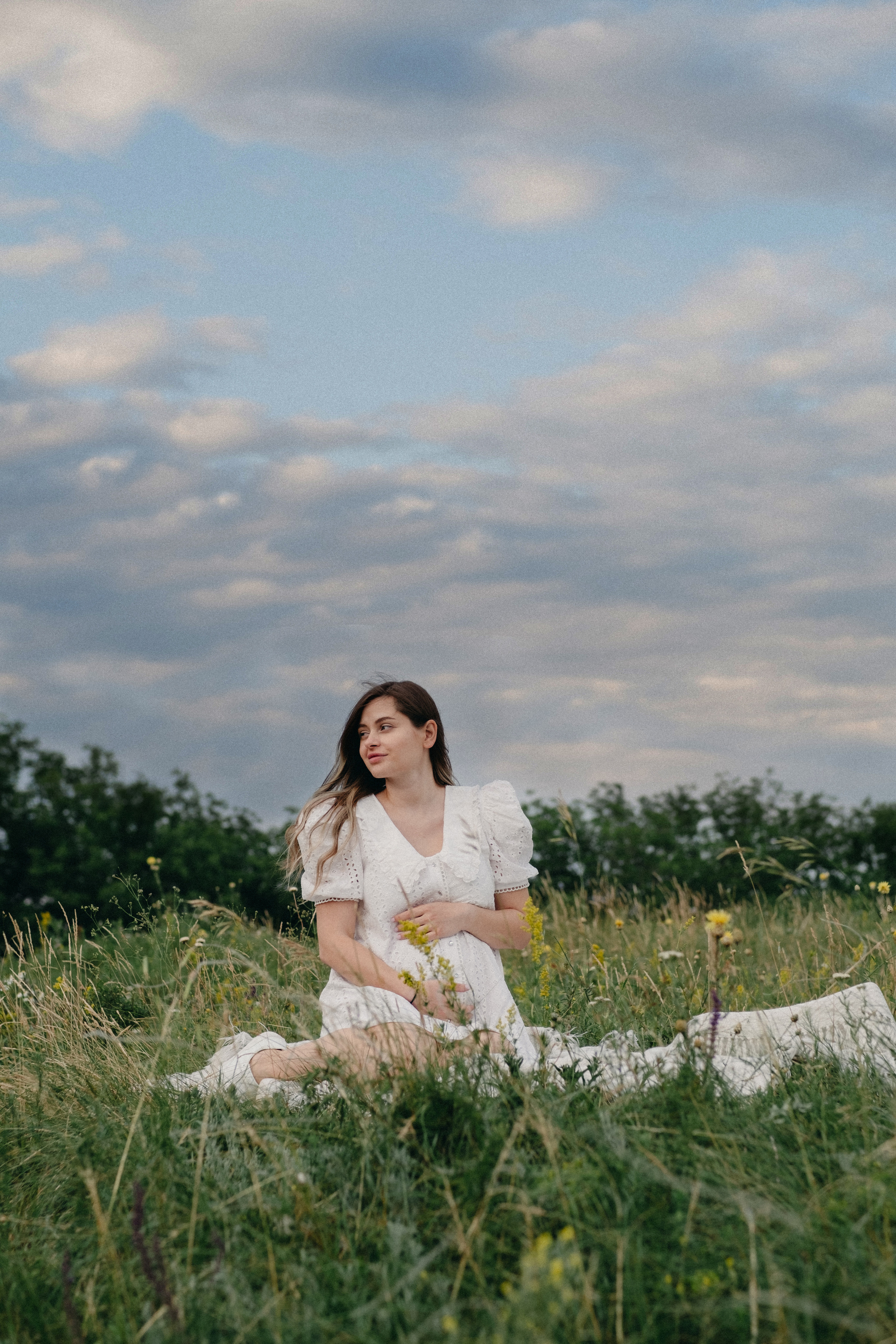 летняя фотосессия на природе 