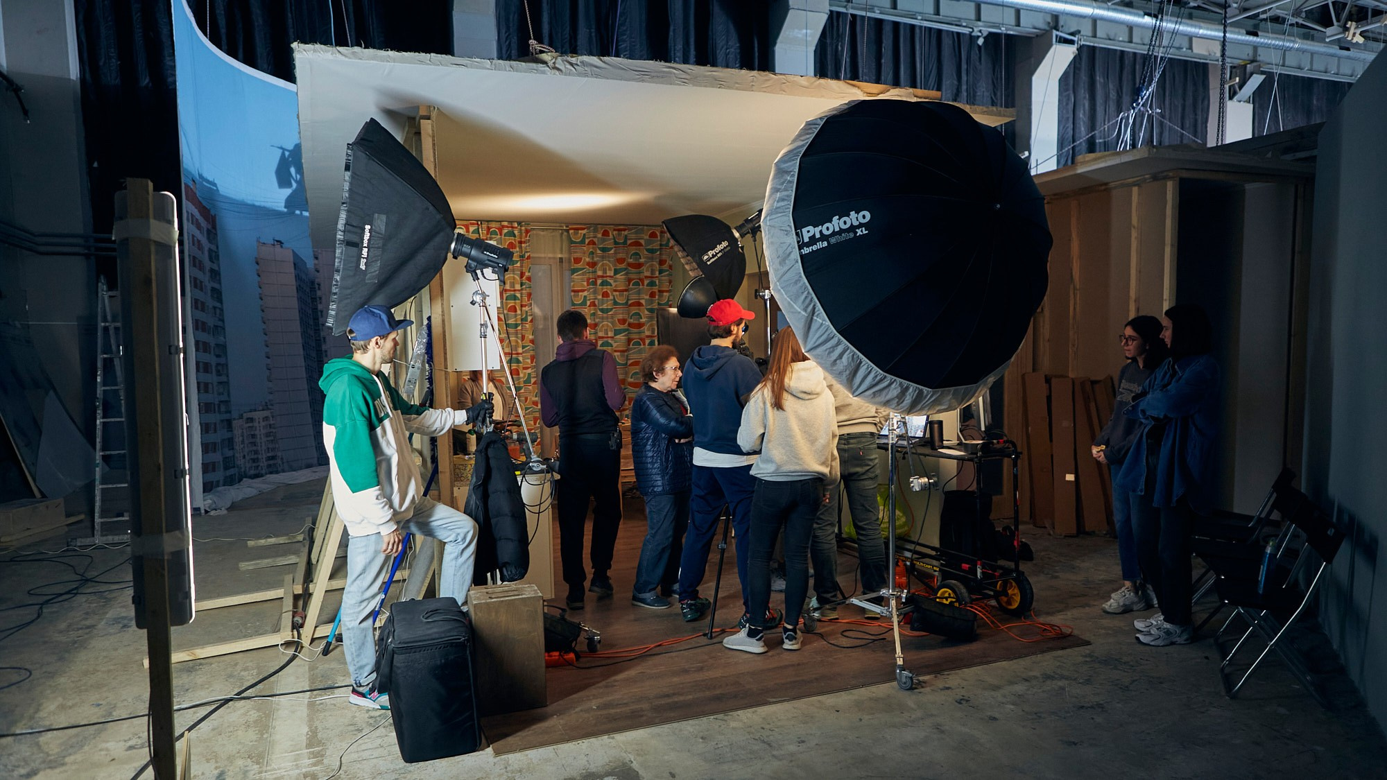 фотограф на съёмочной площадке