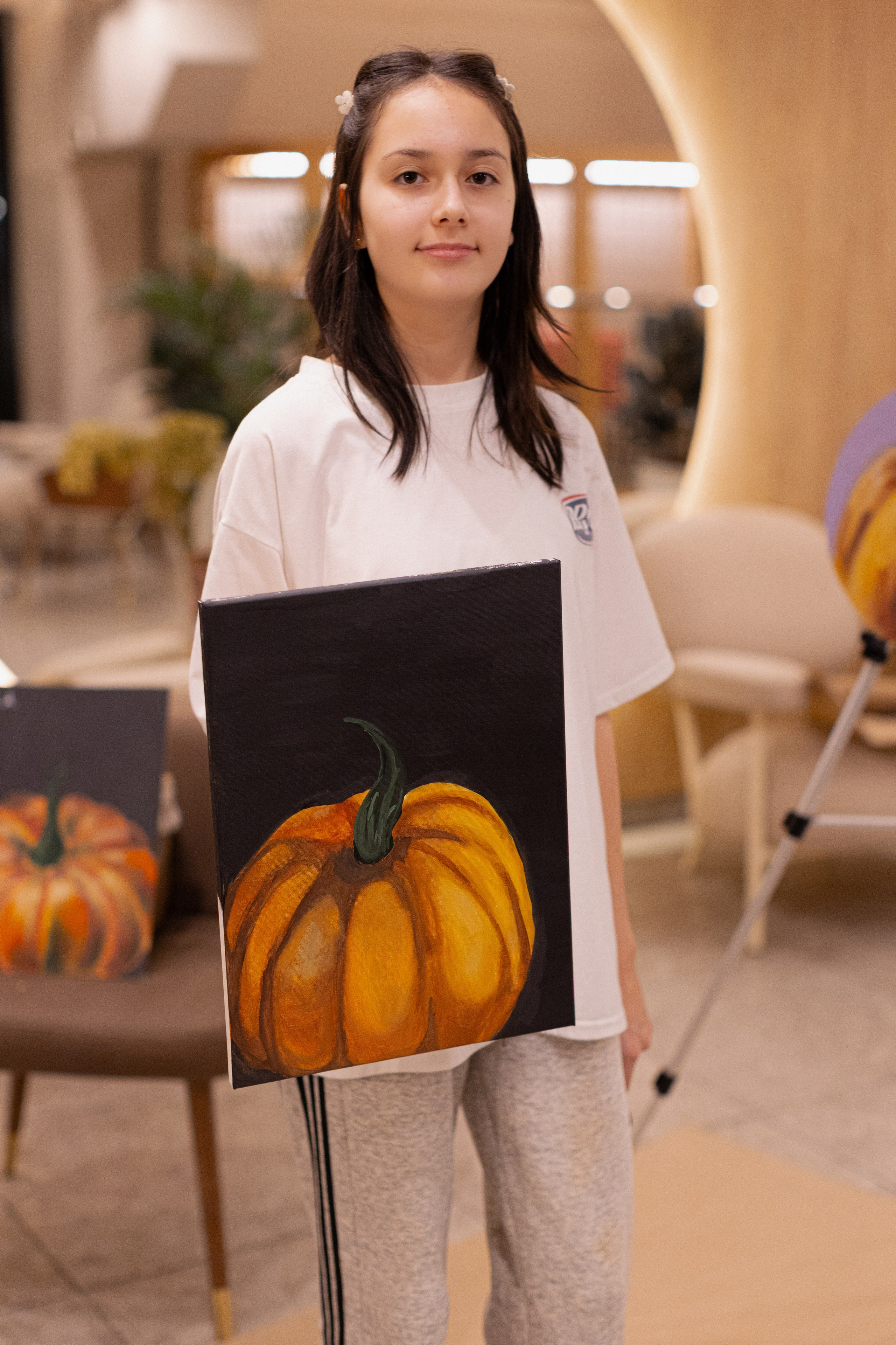 МК Тыква в кафе Здрасте. Анастасия Ракчеева Художник