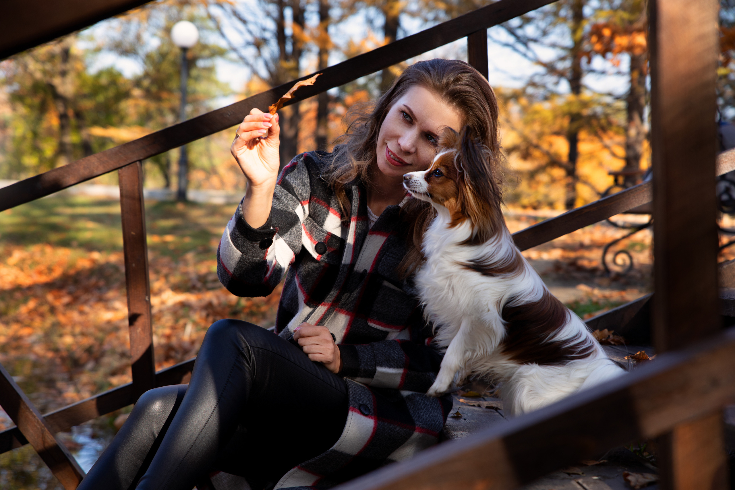 Хитоши и его хозяйка Ольга. Семейный и частный фотограф во Владивостоке