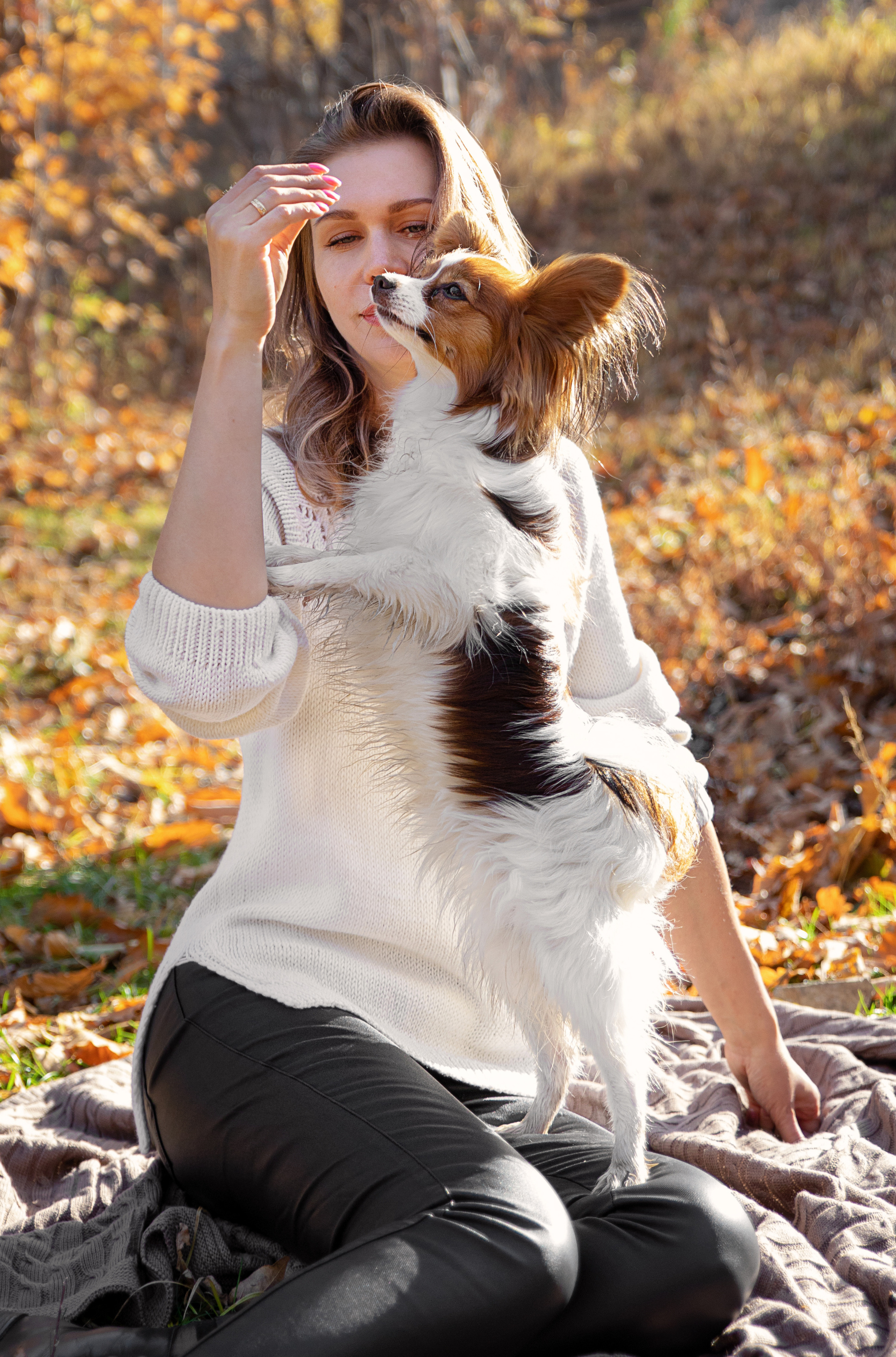 Хитоши и его хозяйка Ольга. Семейный и частный фотограф во Владивостоке