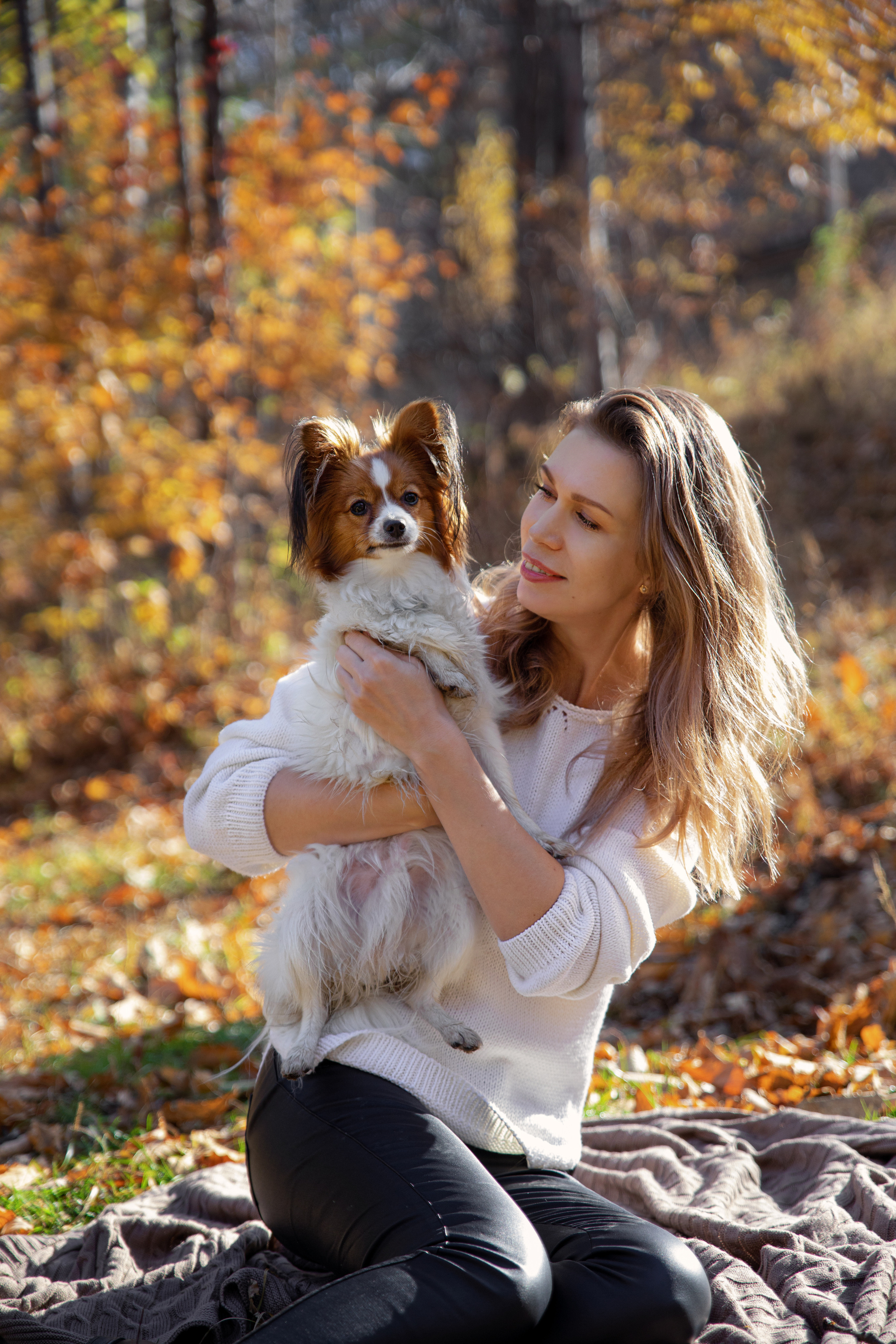 Хитоши и его хозяйка Ольга. Семейный и частный фотограф во Владивостоке
