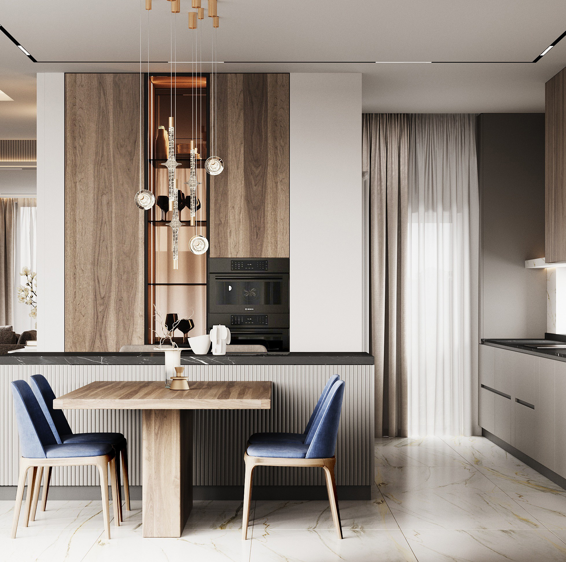 House 220 sq m. Профессиональный дизайнер интерьера