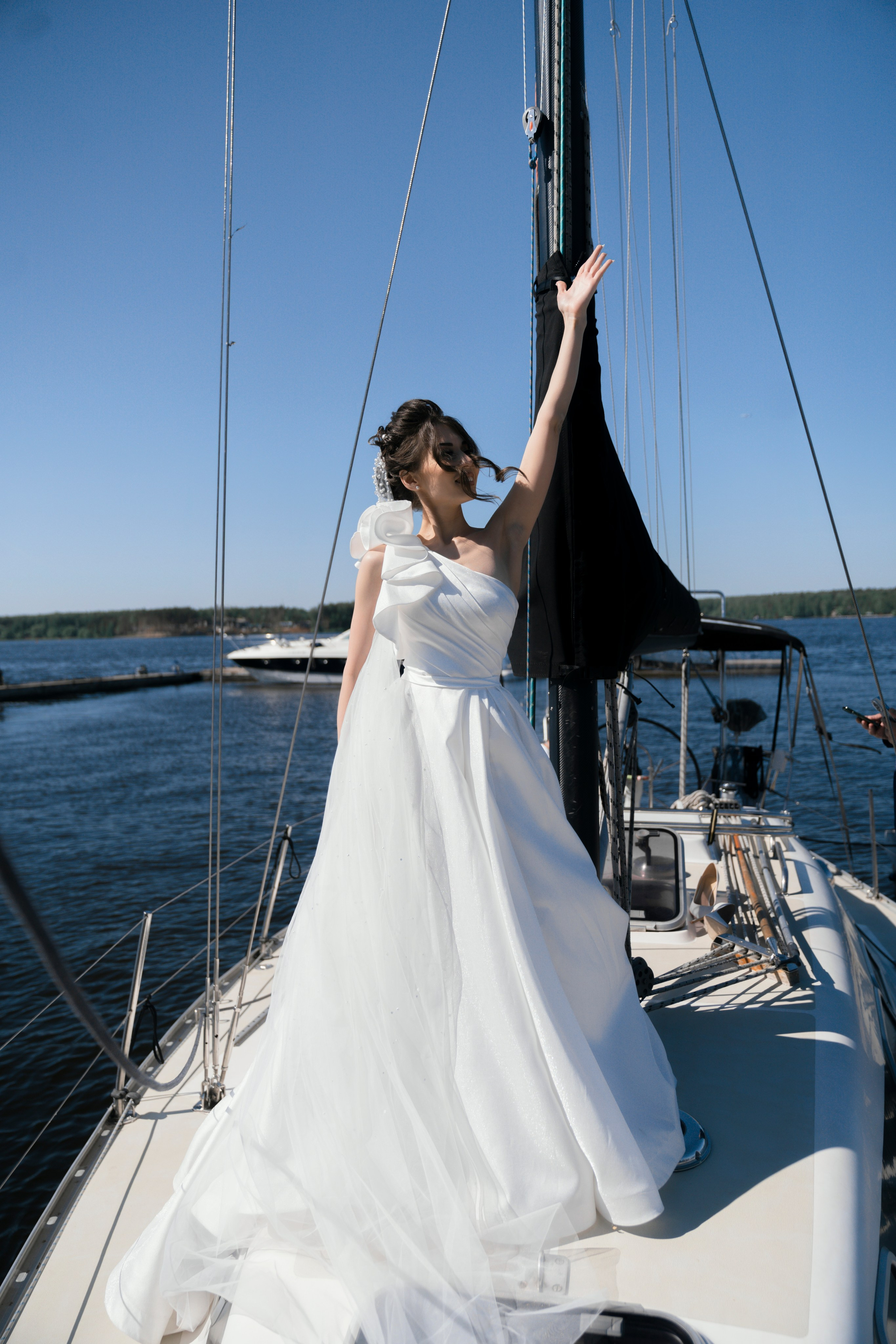 Яхт-клуб РОДИНА. Свадебный фотограф в Москве Кристина Чехова