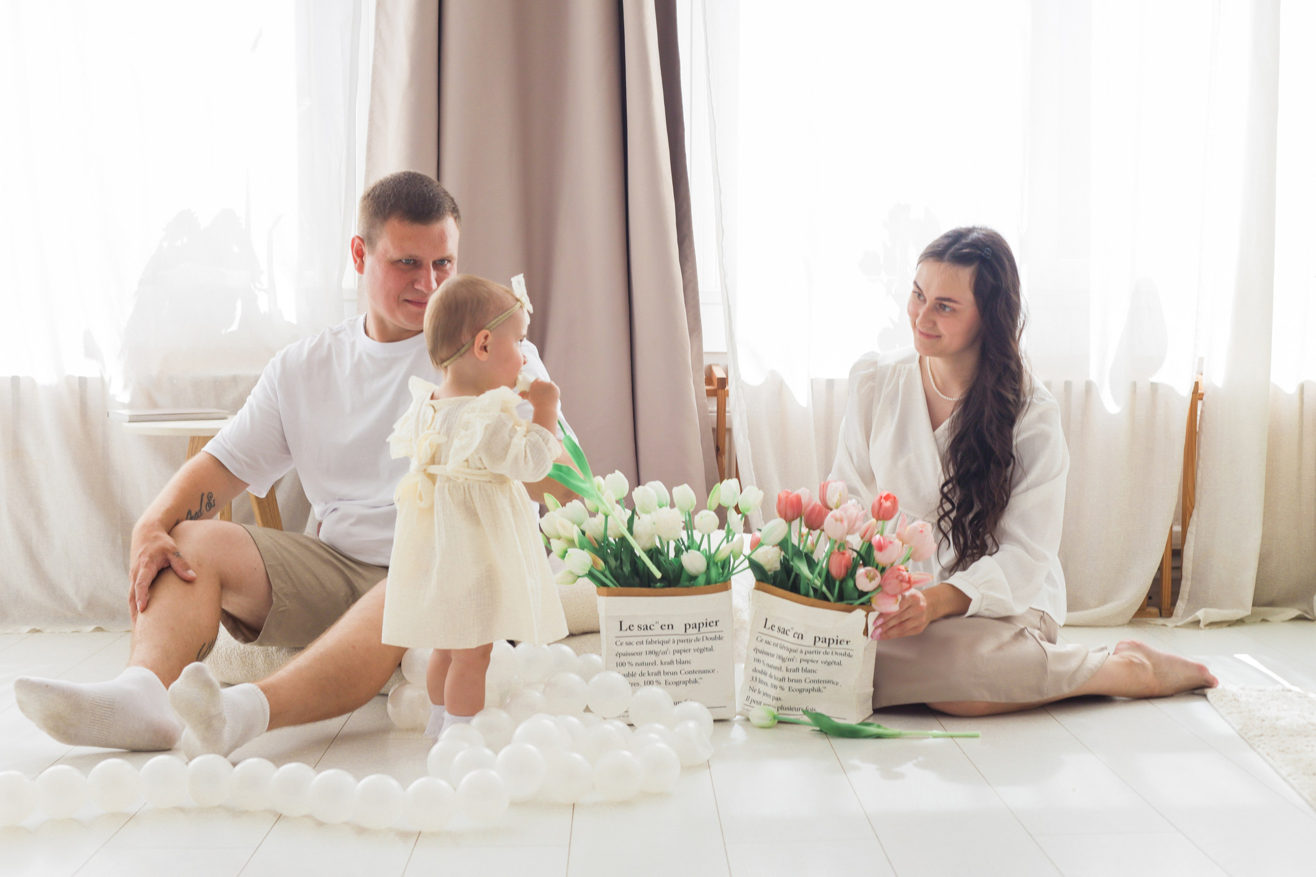 Полина 1 годик. Семейный, детский, свадебный фотограф в Москве, Люберцах