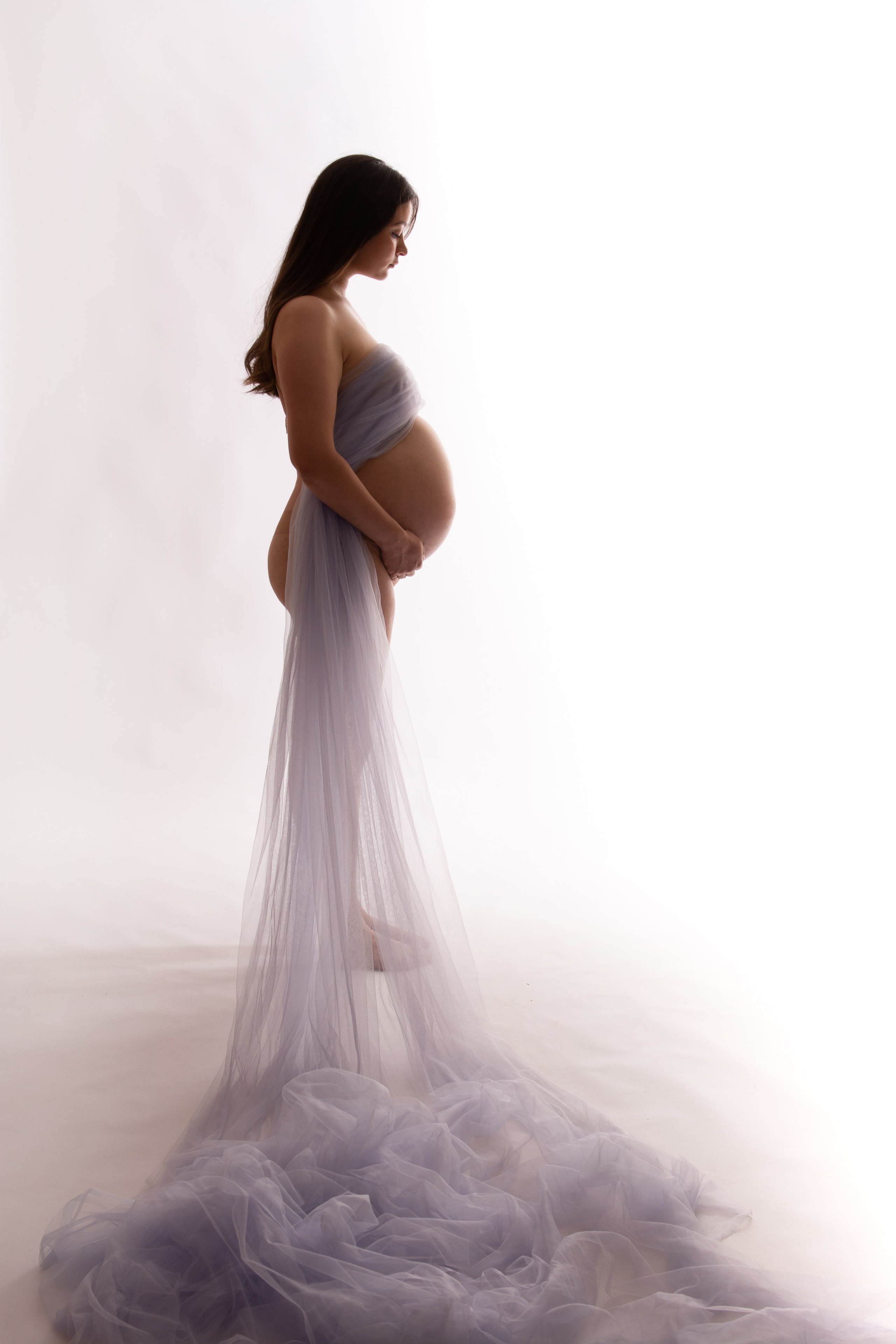 В тканях. Фотосессия беременности — Крылова Натали — Москва