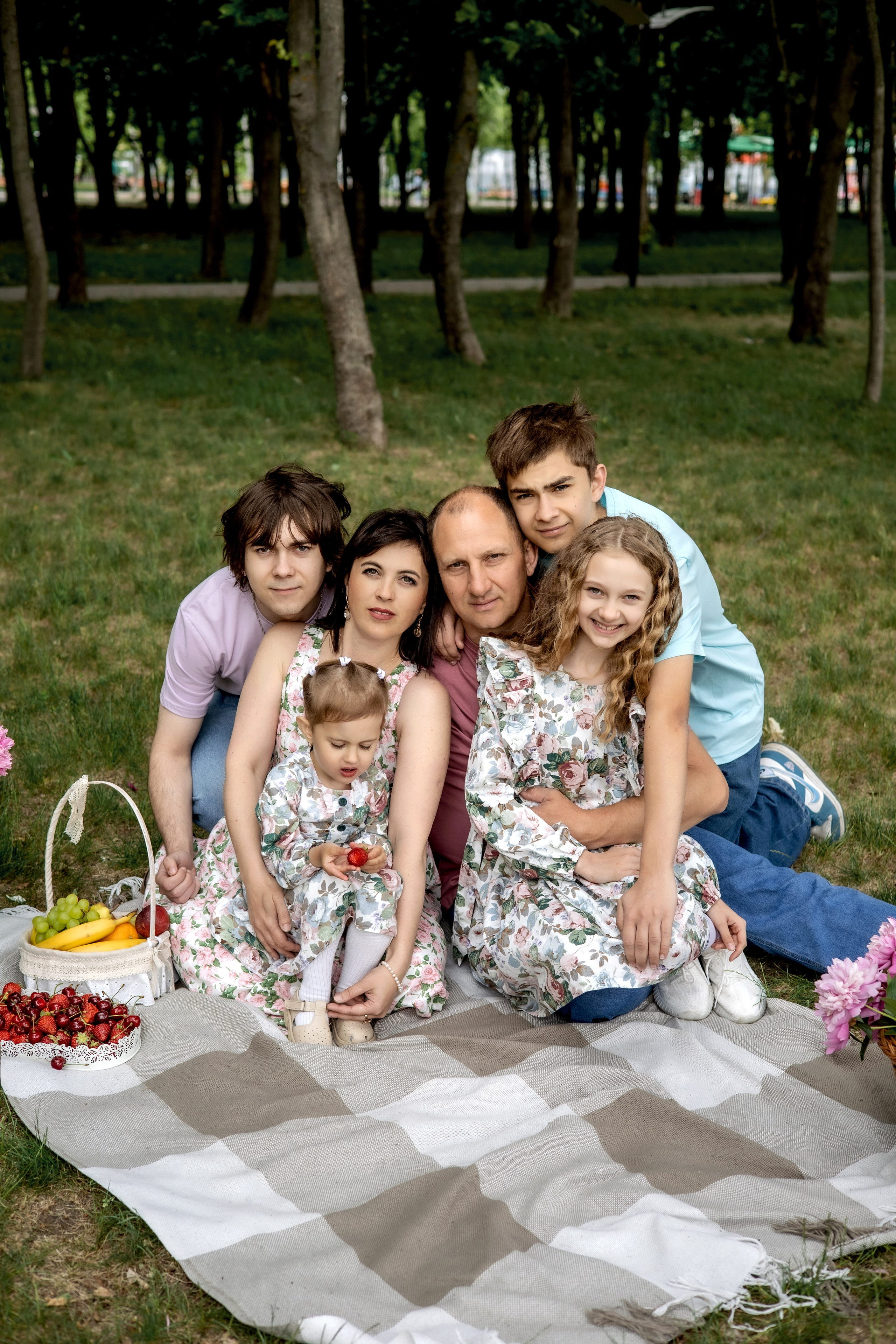 Семейный пикник. Фотограф Надежда Лукьянова