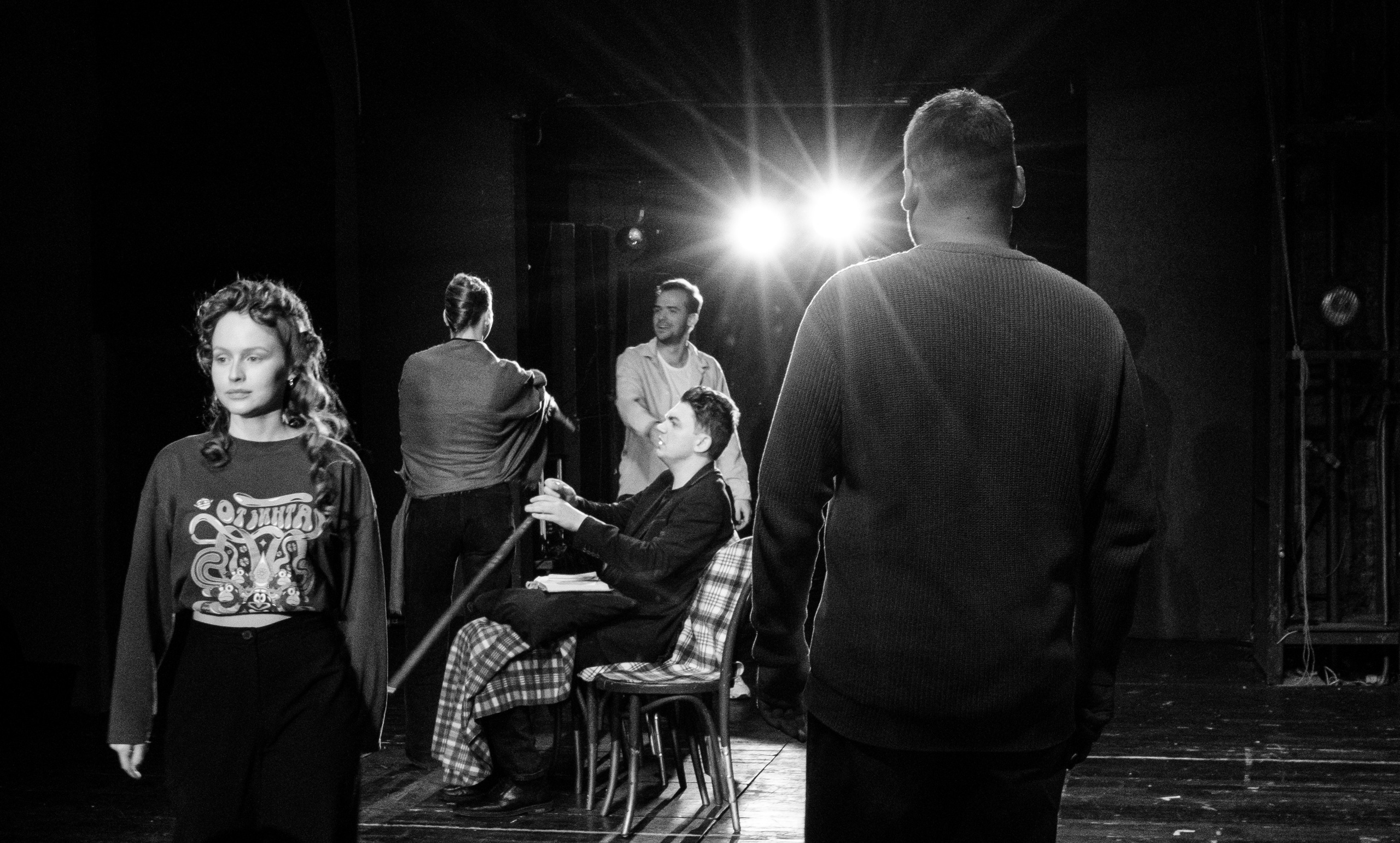 Фестиваль студенческих спектаклей «Первый план». Репетиции студентов ГИТИС и ВТУ им. Щепкина. Дмитриева Елена. Портретный и ню-фотограф в Москве