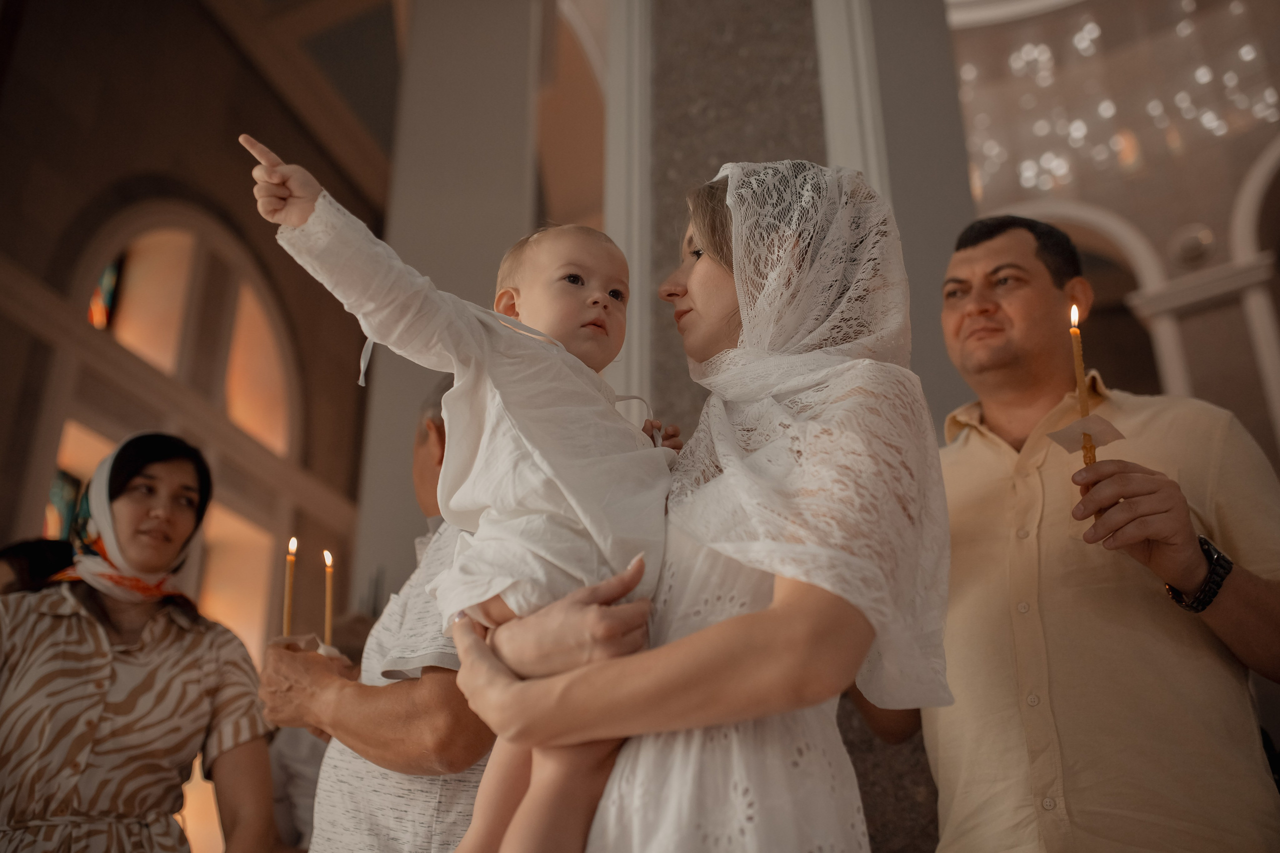 Крещение Алисы и Ксении. Фотограф на Крещение и Венчание в Ташкенте