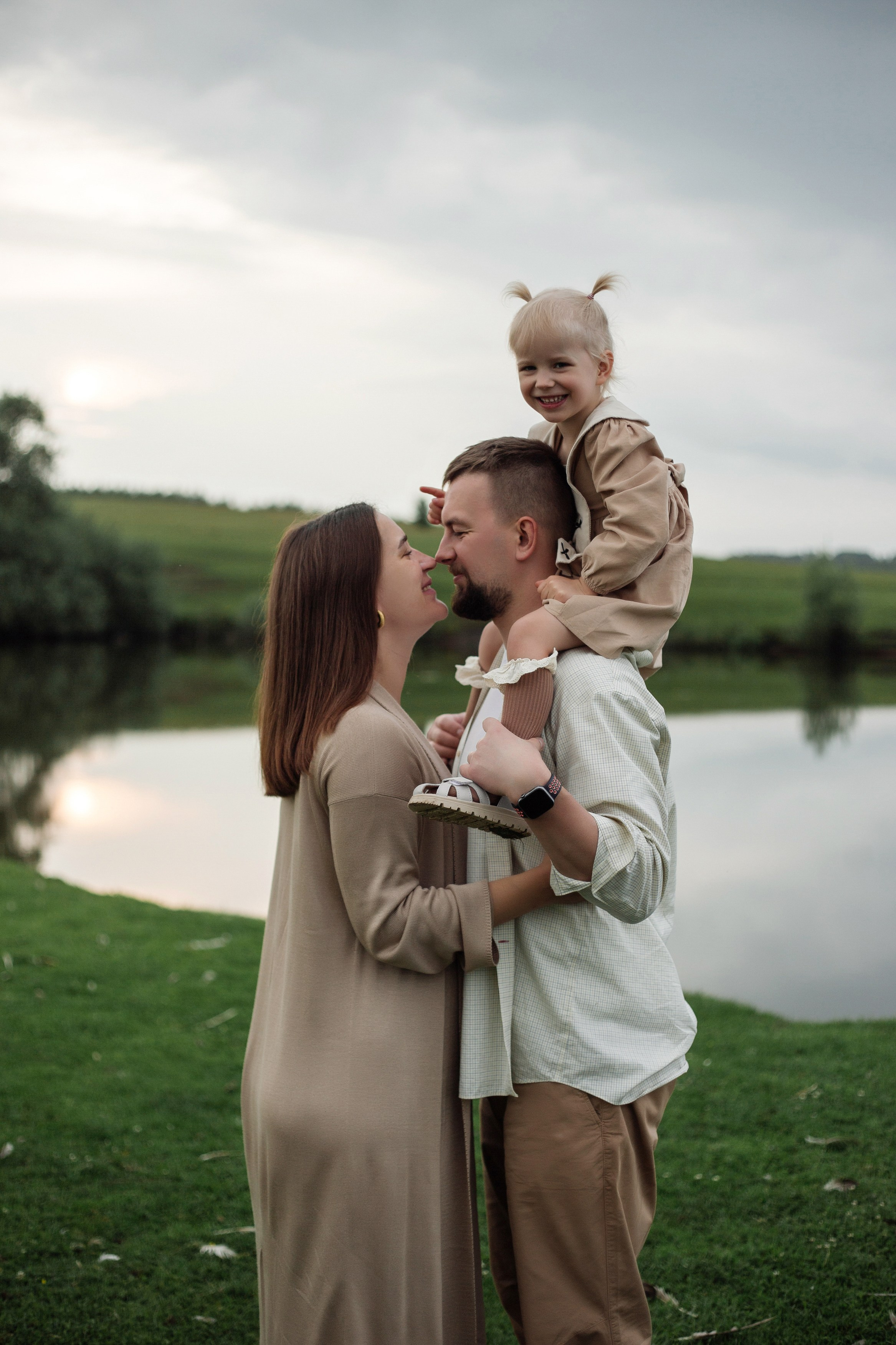 Дмитрий, Ольга и Верочка. Портретный, семейный, свадебный фотограф в Брянске Маргарита Василькова