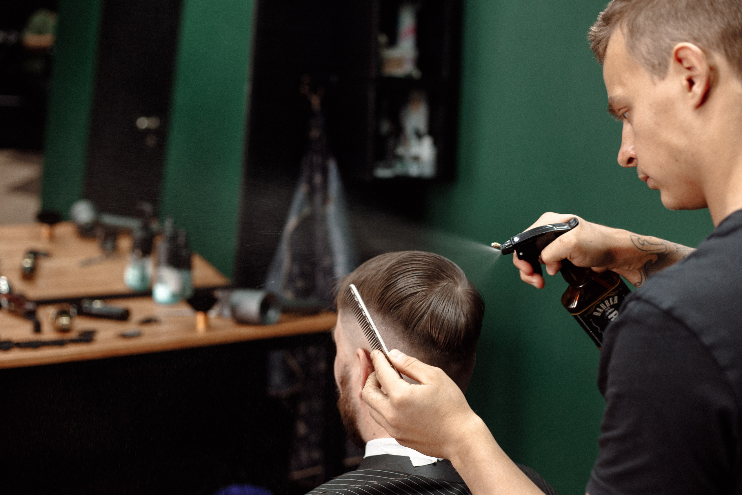 Съёмка барбершопа в Нижнем Новгороде.