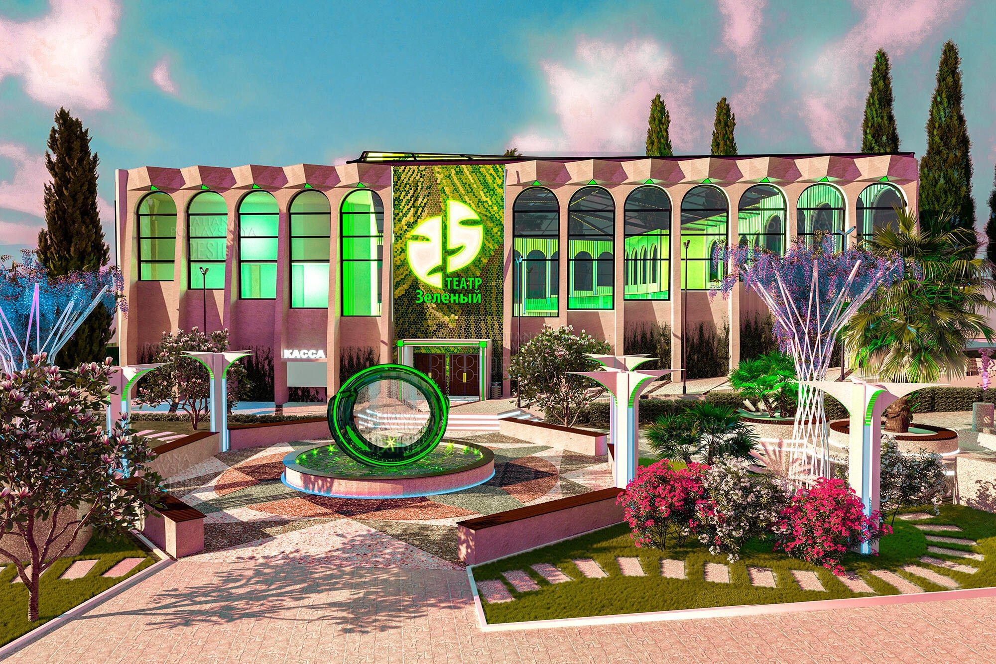 Реконструкция и благоустройство Зеленого Театра парка Ривьера Сочи. Интерьерный дизайнер в Сочи Поплавская Татьяна. Проектирование интерьеров и организация процесса ремонта