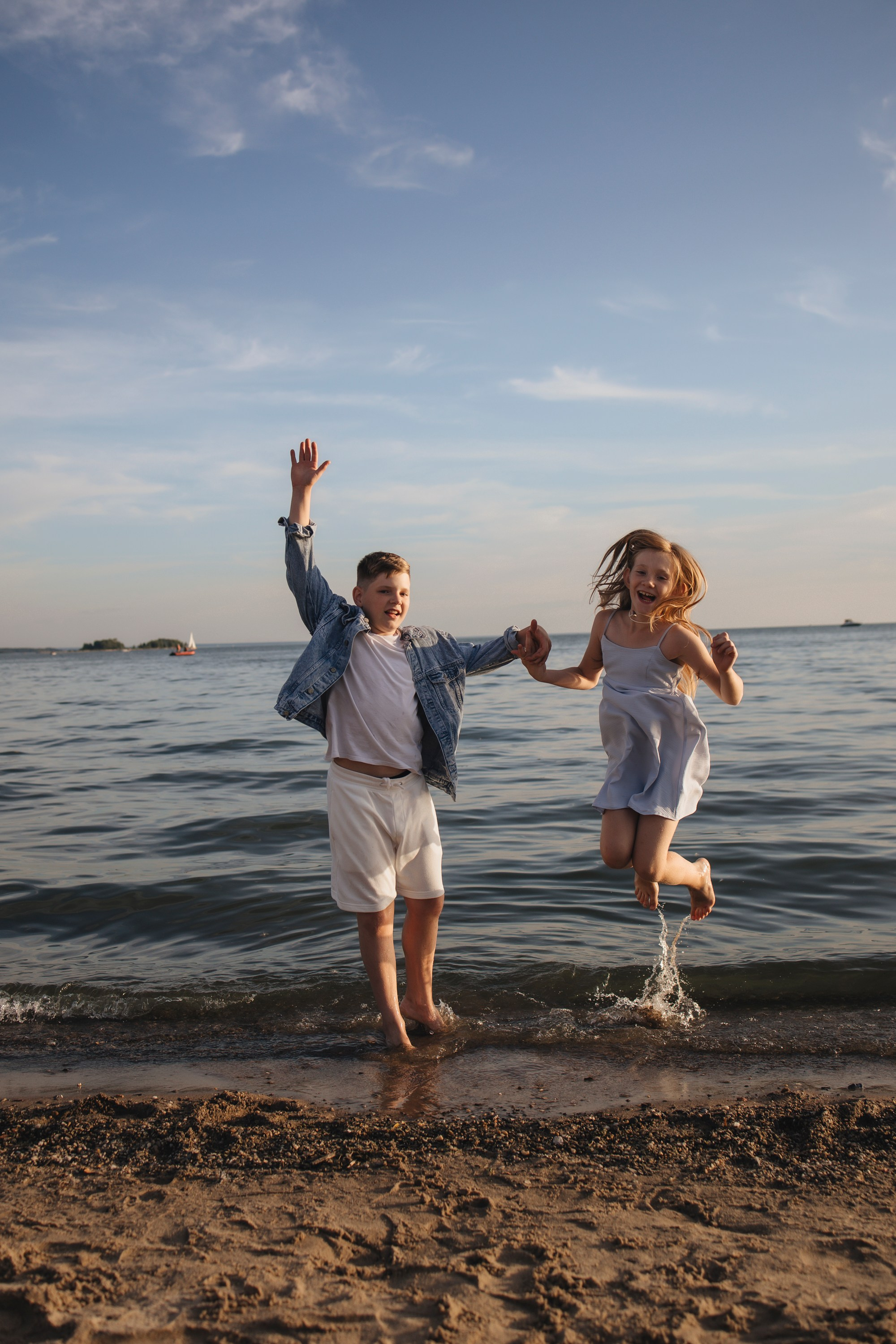 Прогулка на закате. Фотограф Новосибирск