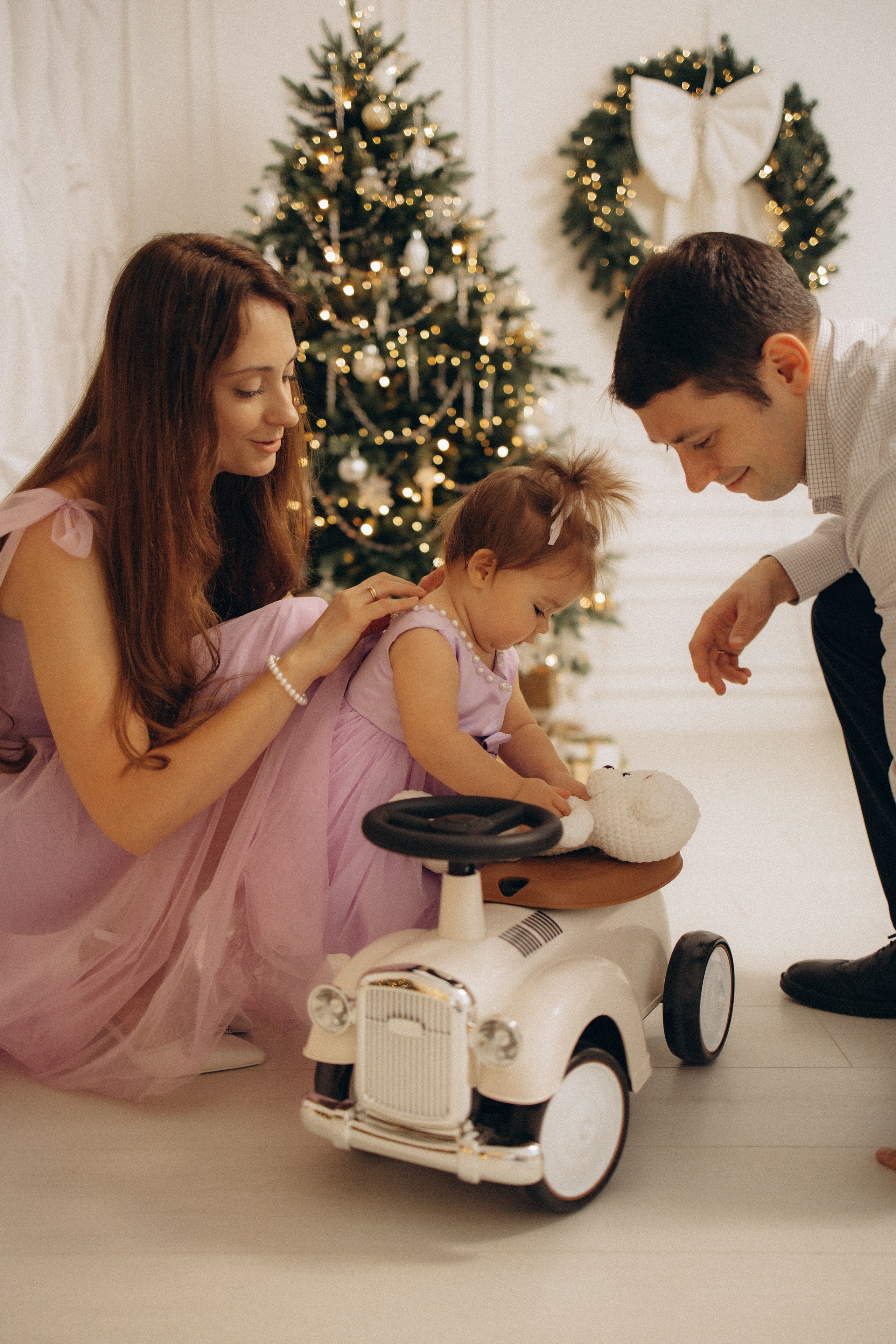 Новый год маленькой Анечки. Семейный фотограф в Москве Анастасия Шалда
