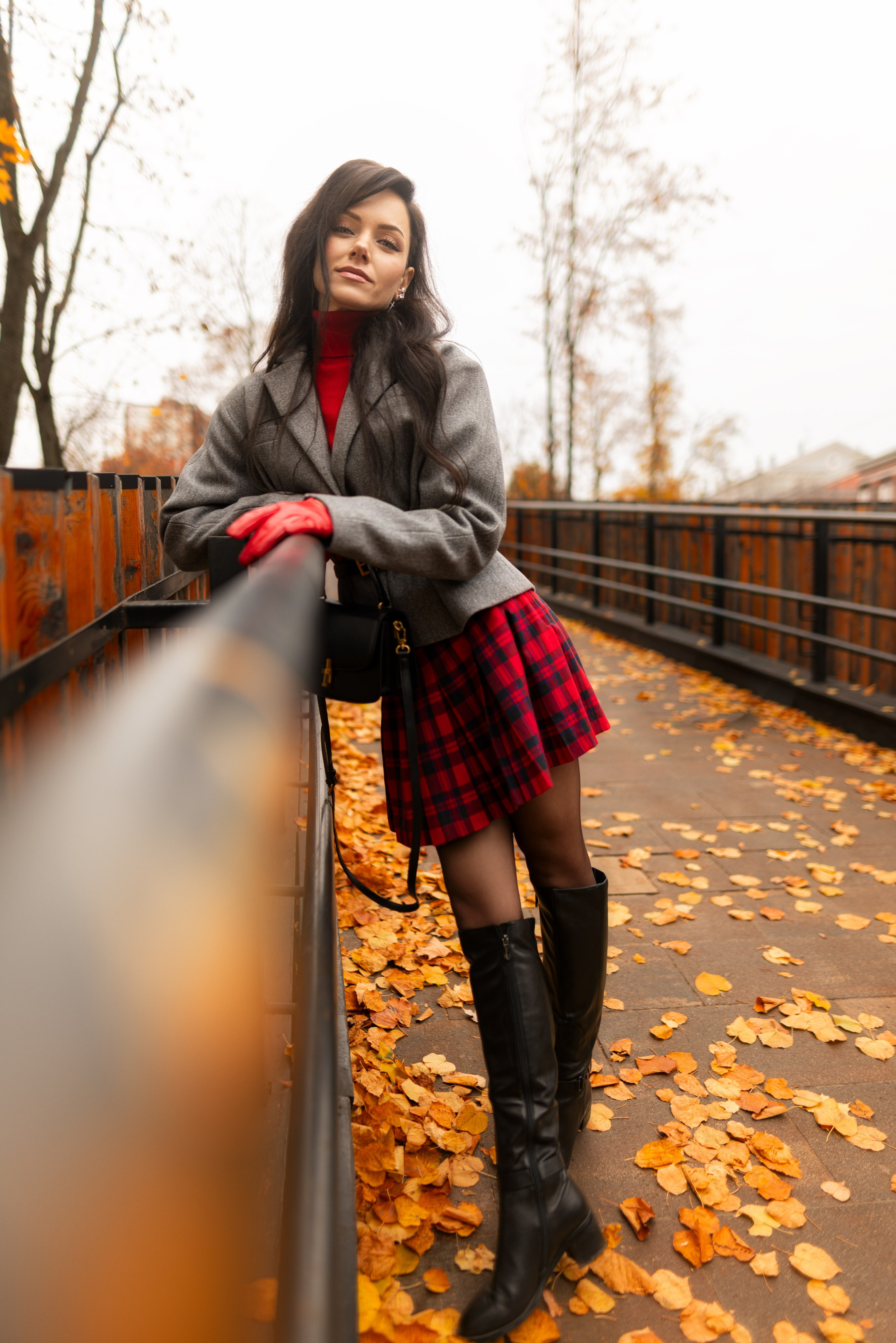 Фотосет с Екатериной в парке на осеннюю тему для «себя»