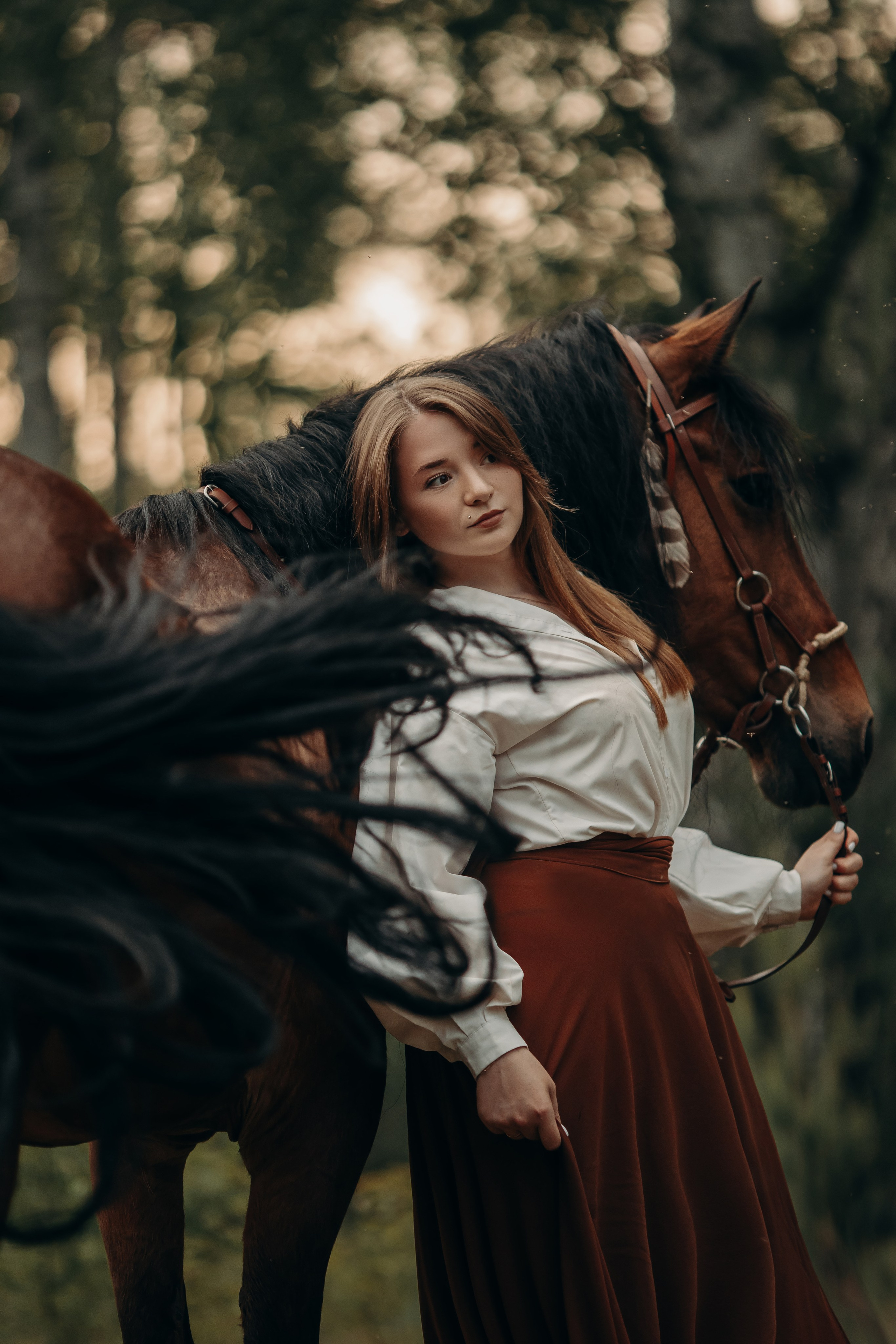 Ксения и Талисман. Анна Молчанова конный фотограф в Тюмени | фотосессии с лошадьми Тюмень