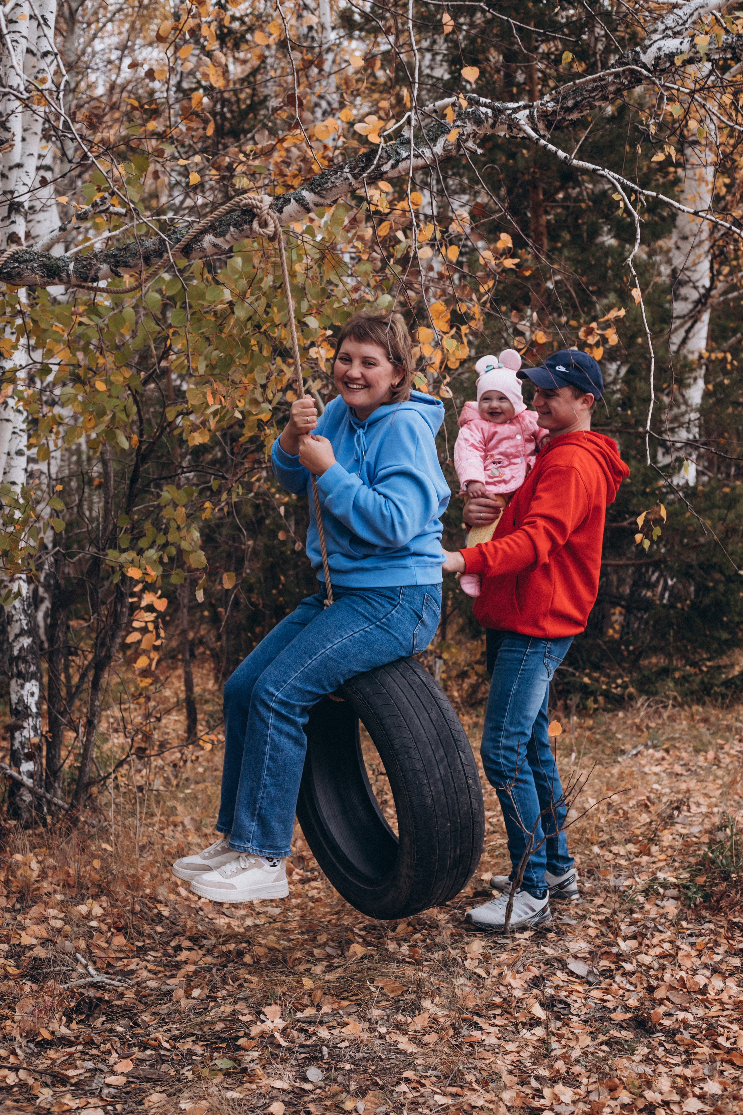 Максим Наташа Кирилл Арина Полина и бабушка. Семейный фотограф Нижневартовск Тюмень Ефимова Ирина