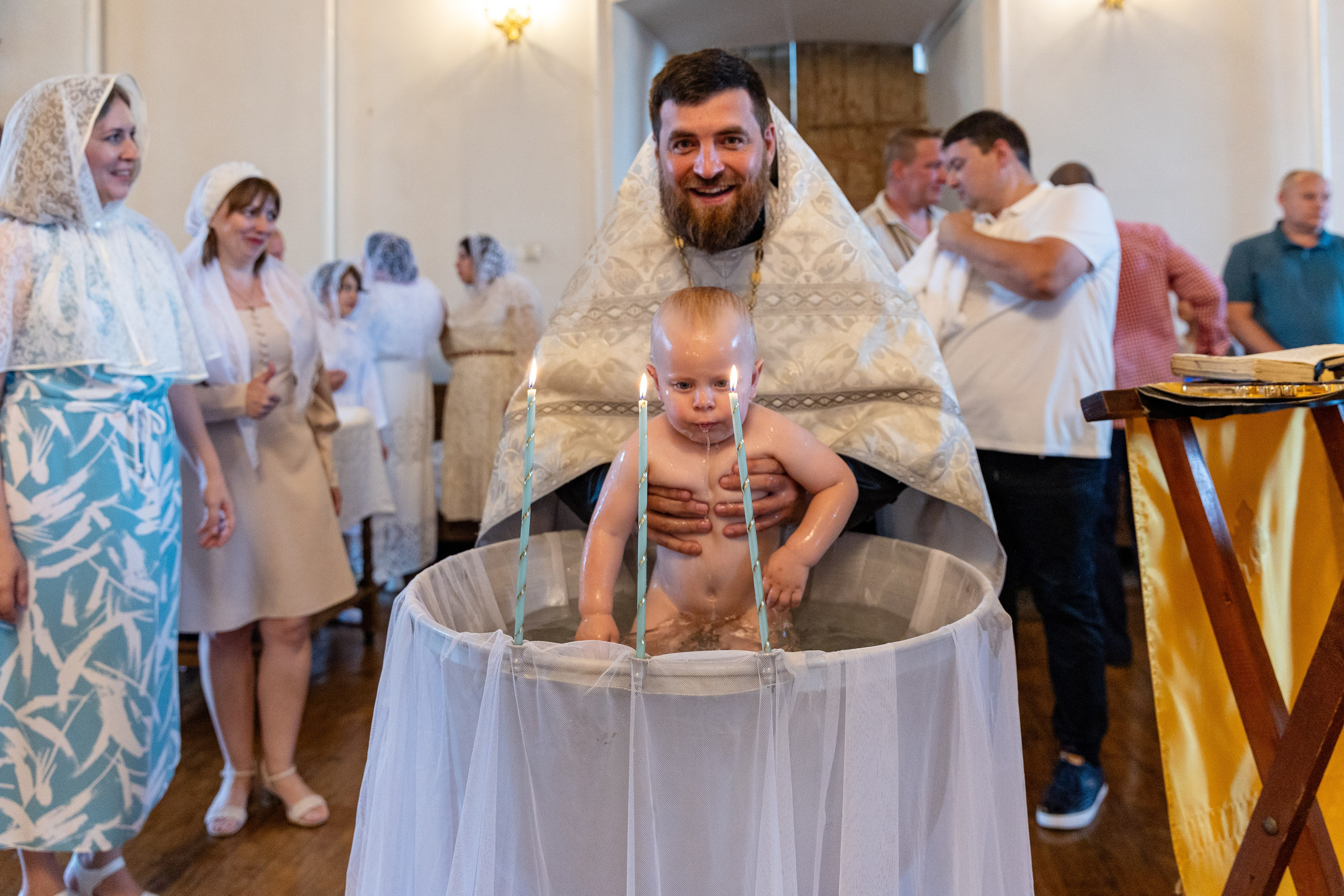 Крещение Аркадия. Семейный фотограф Раменское, Жуковский