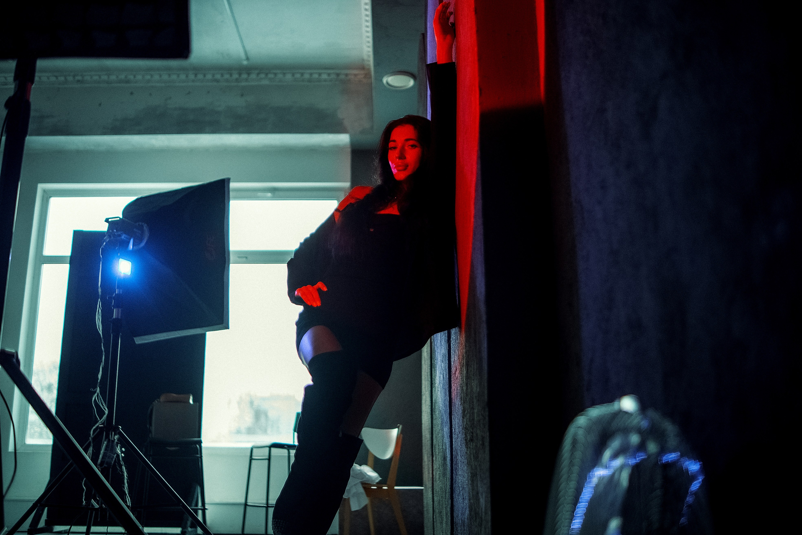 Фотосессия в студии для Катрин в Новосибирске. Фотограф в Новосибирске Владислав Унтерберг