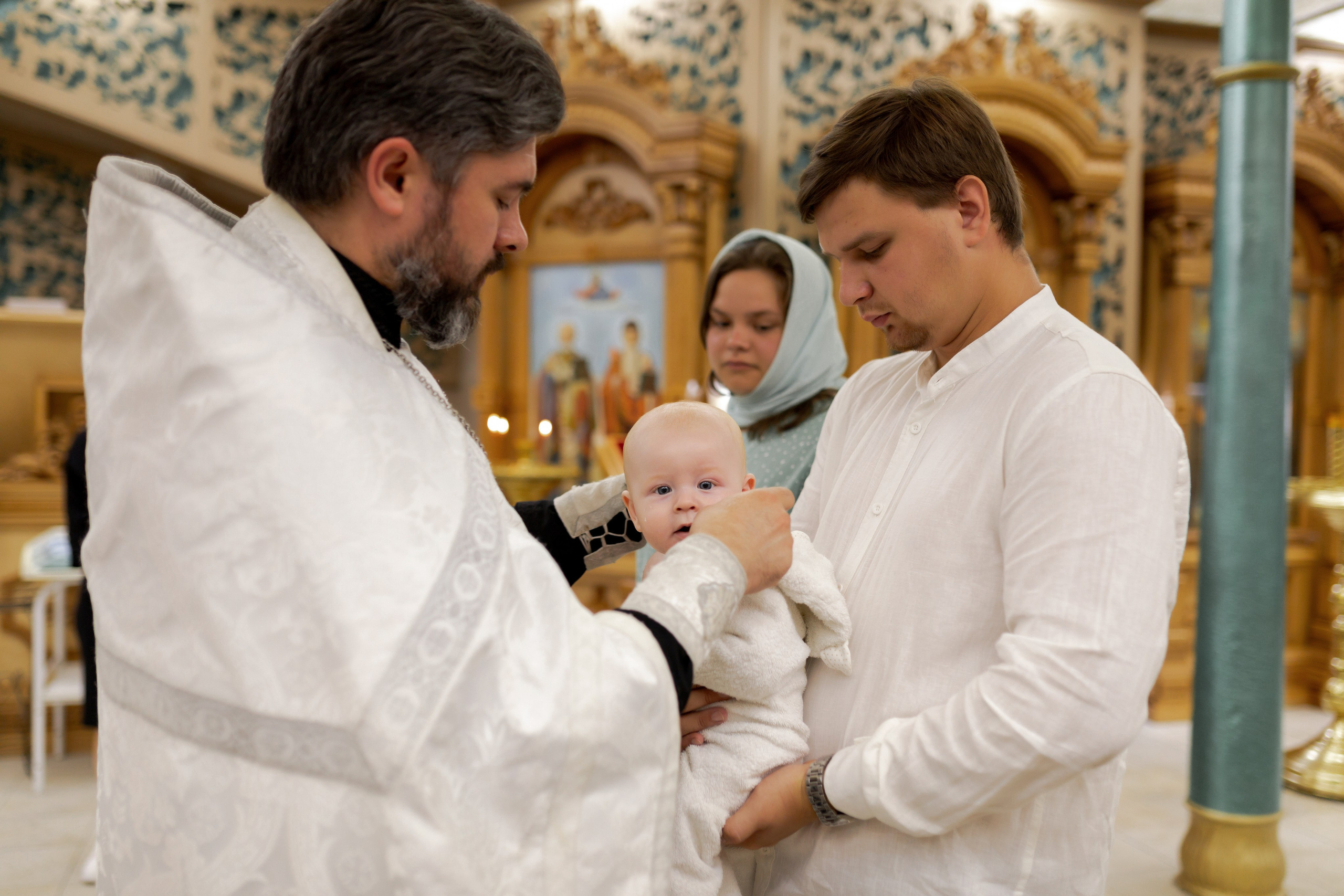 Таинство Крещения Мирона. Свадебный и Семейный Фотограф в Краснодаре