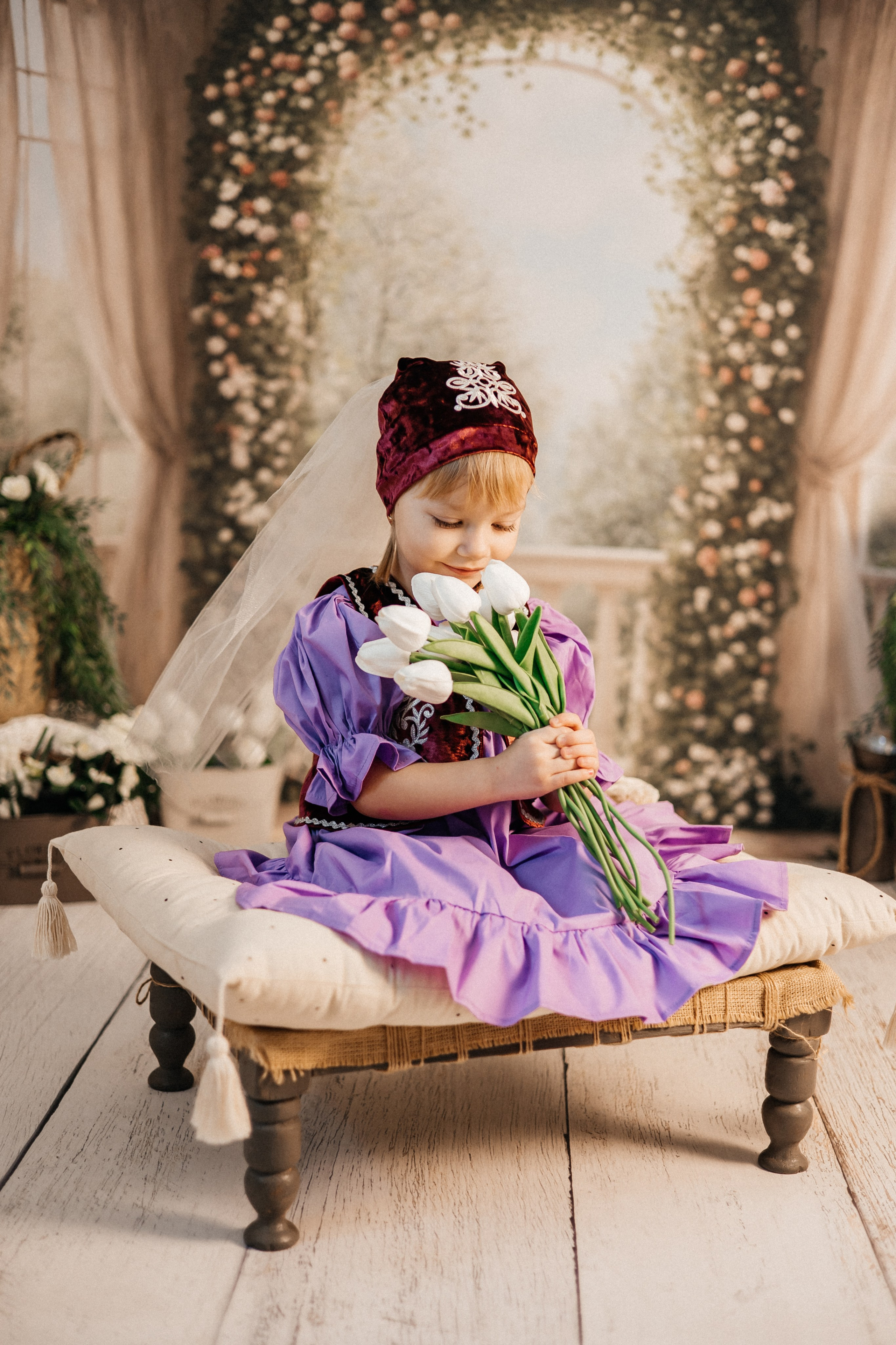 Красота костюма «татарский». Фотограф новорождённых Екатерина Боброва. Ульяновск