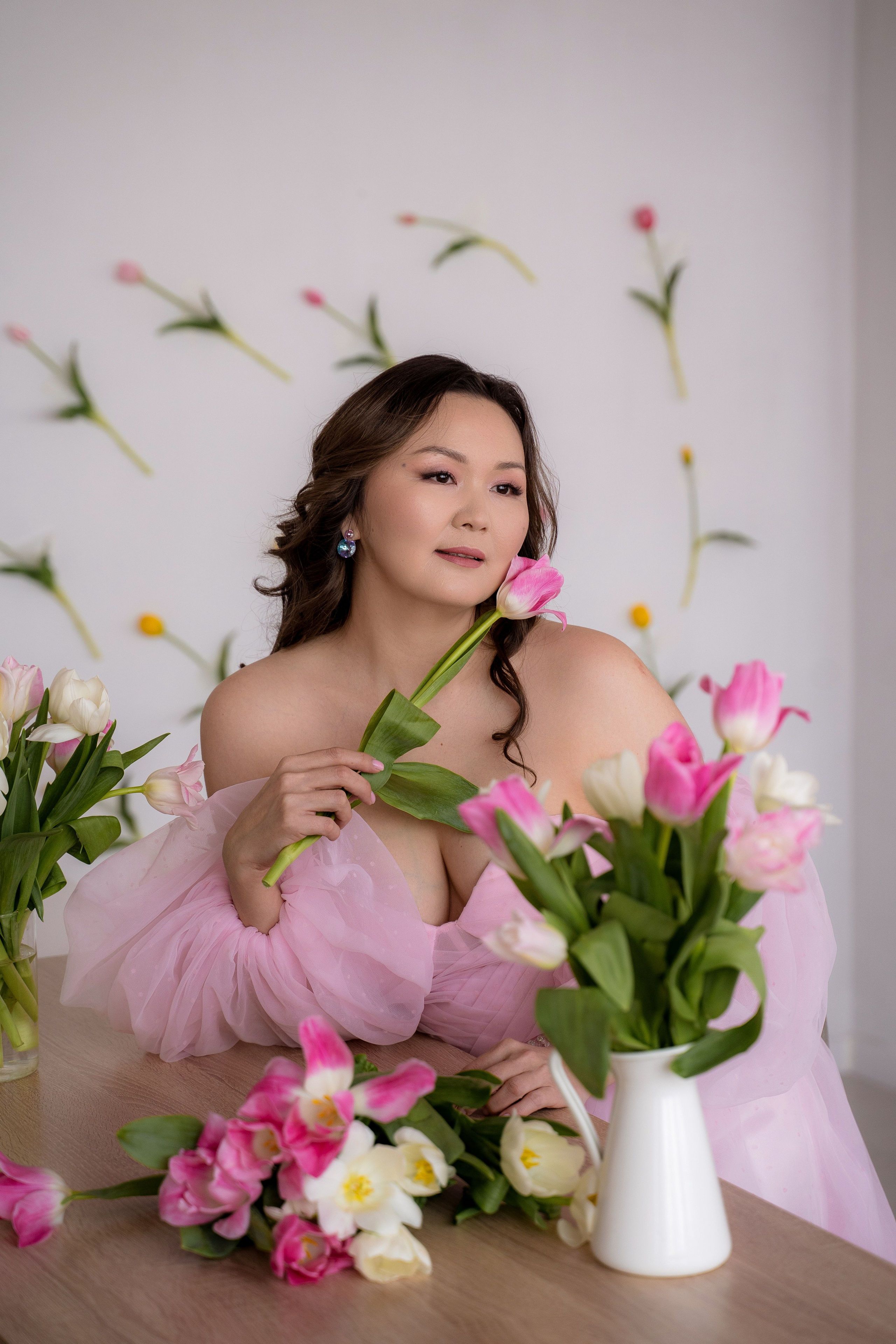 Тюльпановое настроение. Фотостудия Малина в городе Улан-Удэ. Фотограф Ирина Жарникова